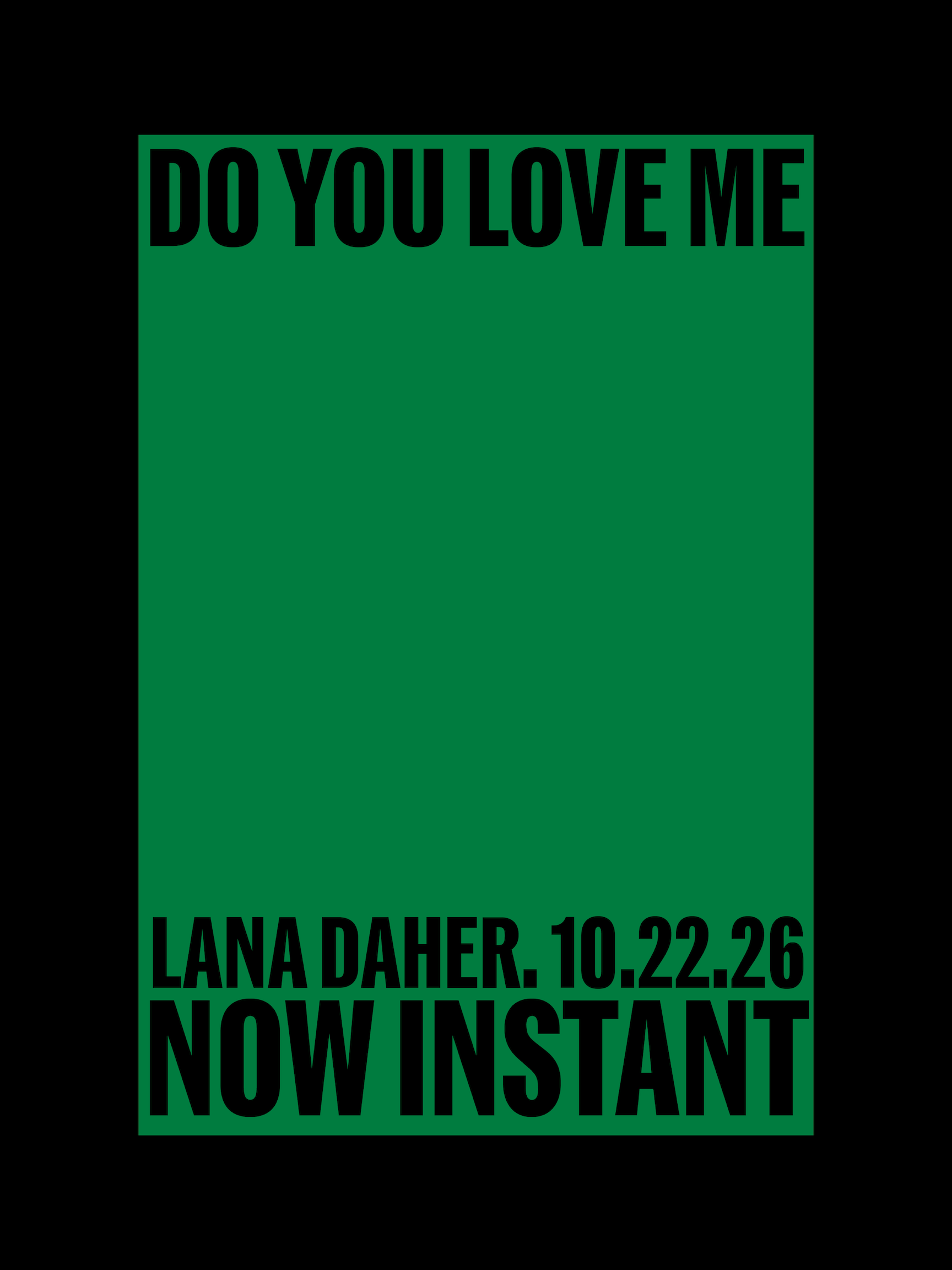Poster for Do You Love Me
