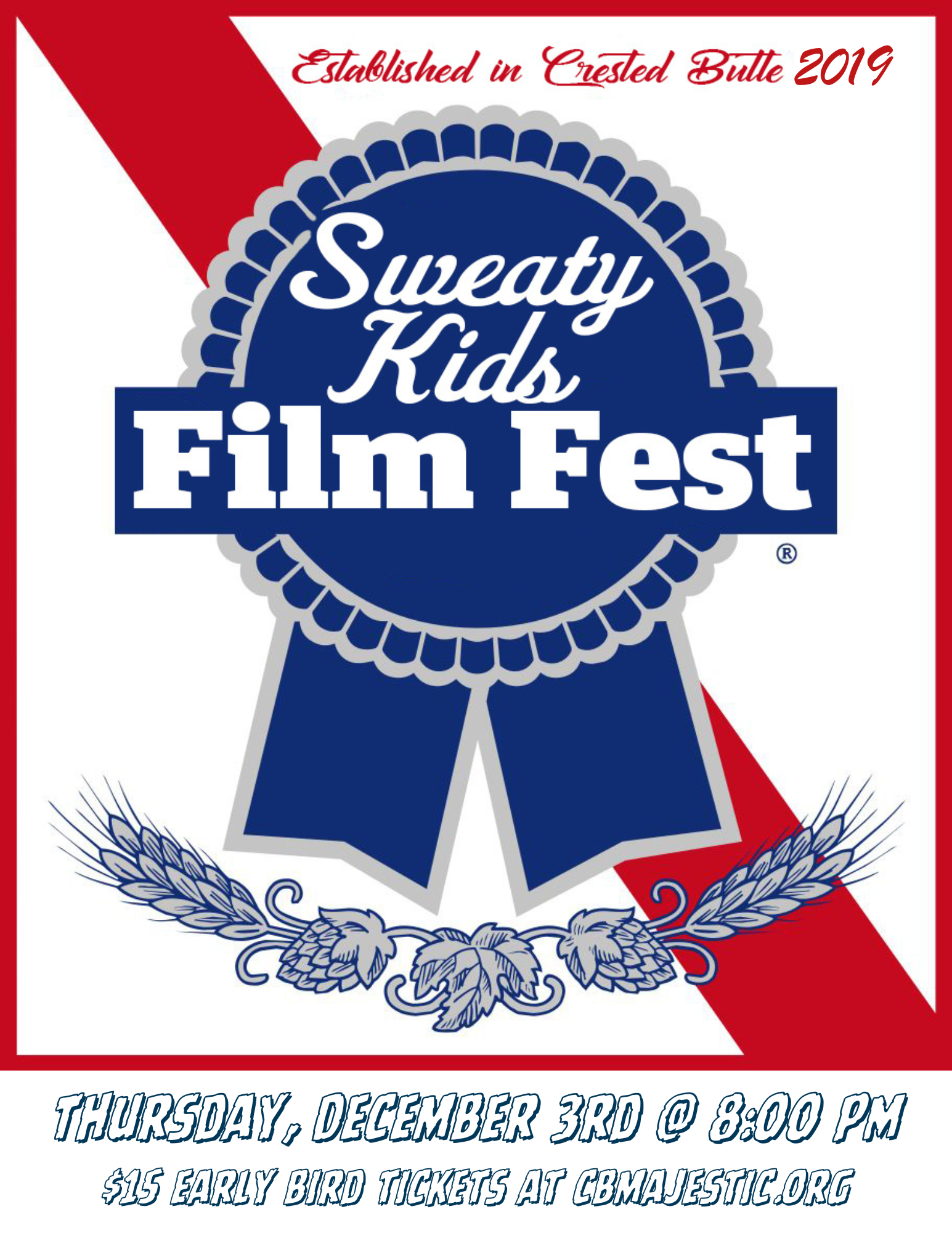Poster for Sweaty Kids Film Festival