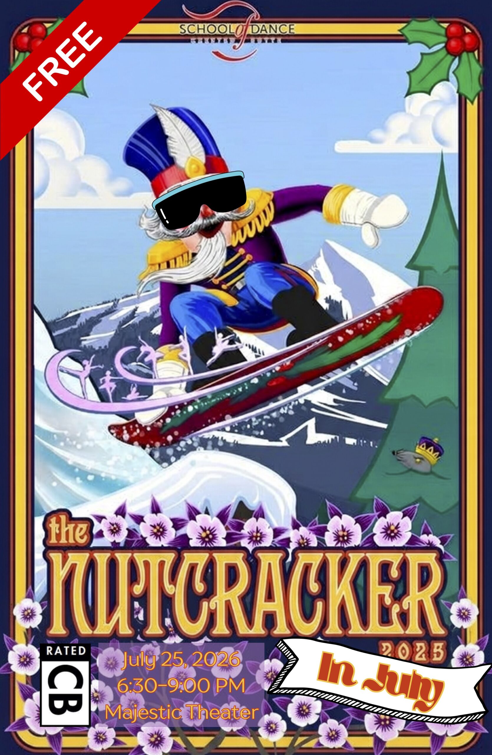 Poster for CB School of Dance’s The Nutcracker