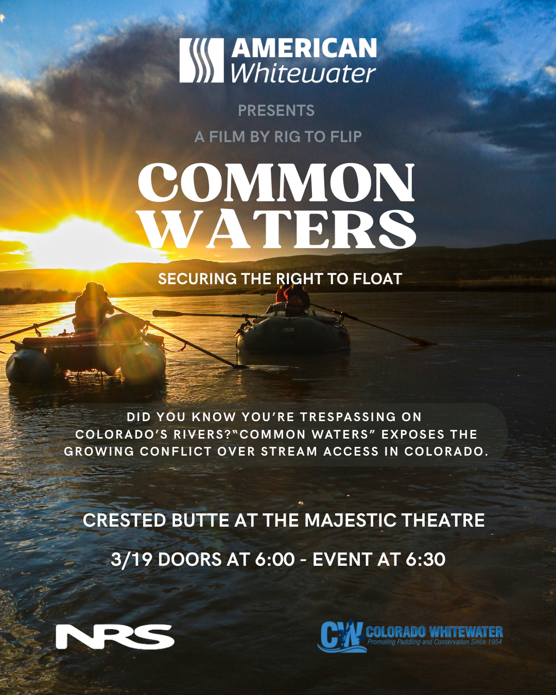 Poster for Common Waters: Securing the Right to Float