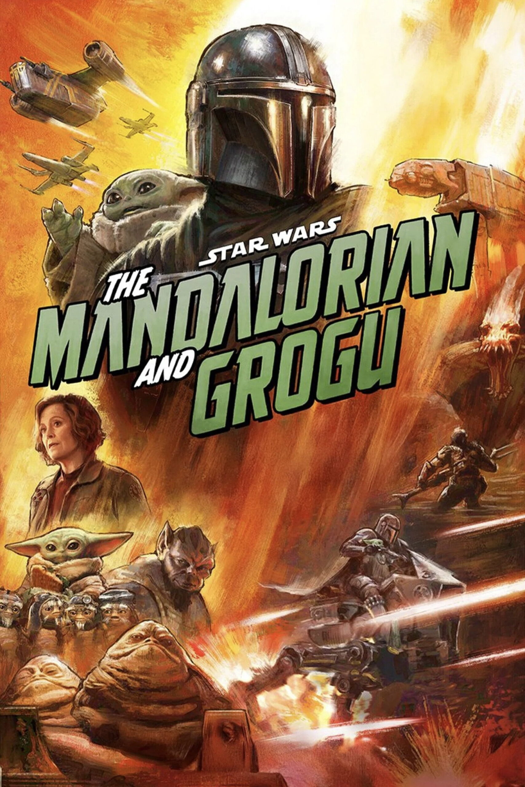 Poster for Star Wars: The Mandalorian and Grogu