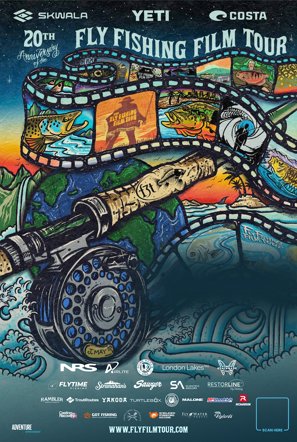 Poster for Fly Fishing Film Tour