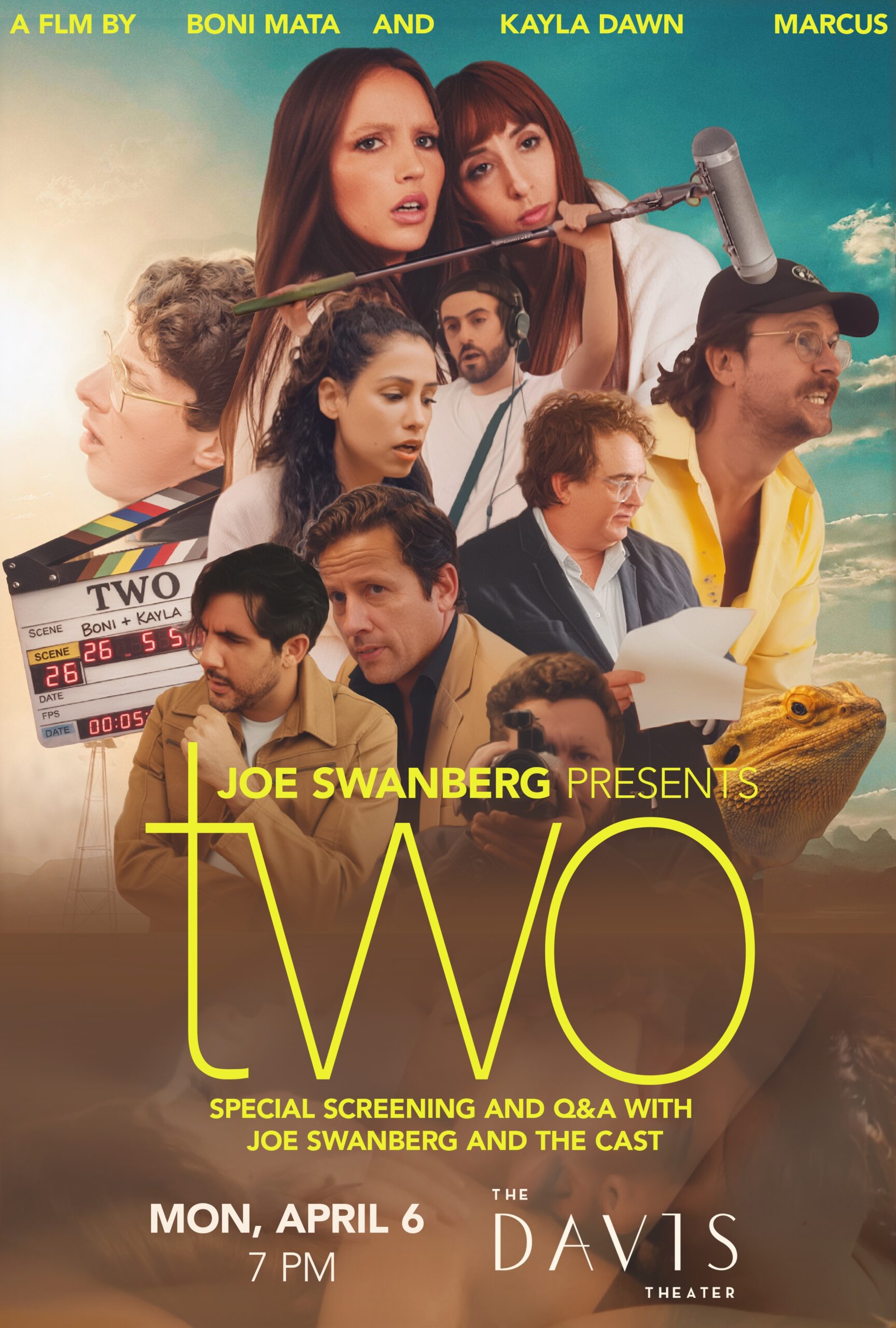 Poster for Joe Swanberg presents TWO w/ Q&A