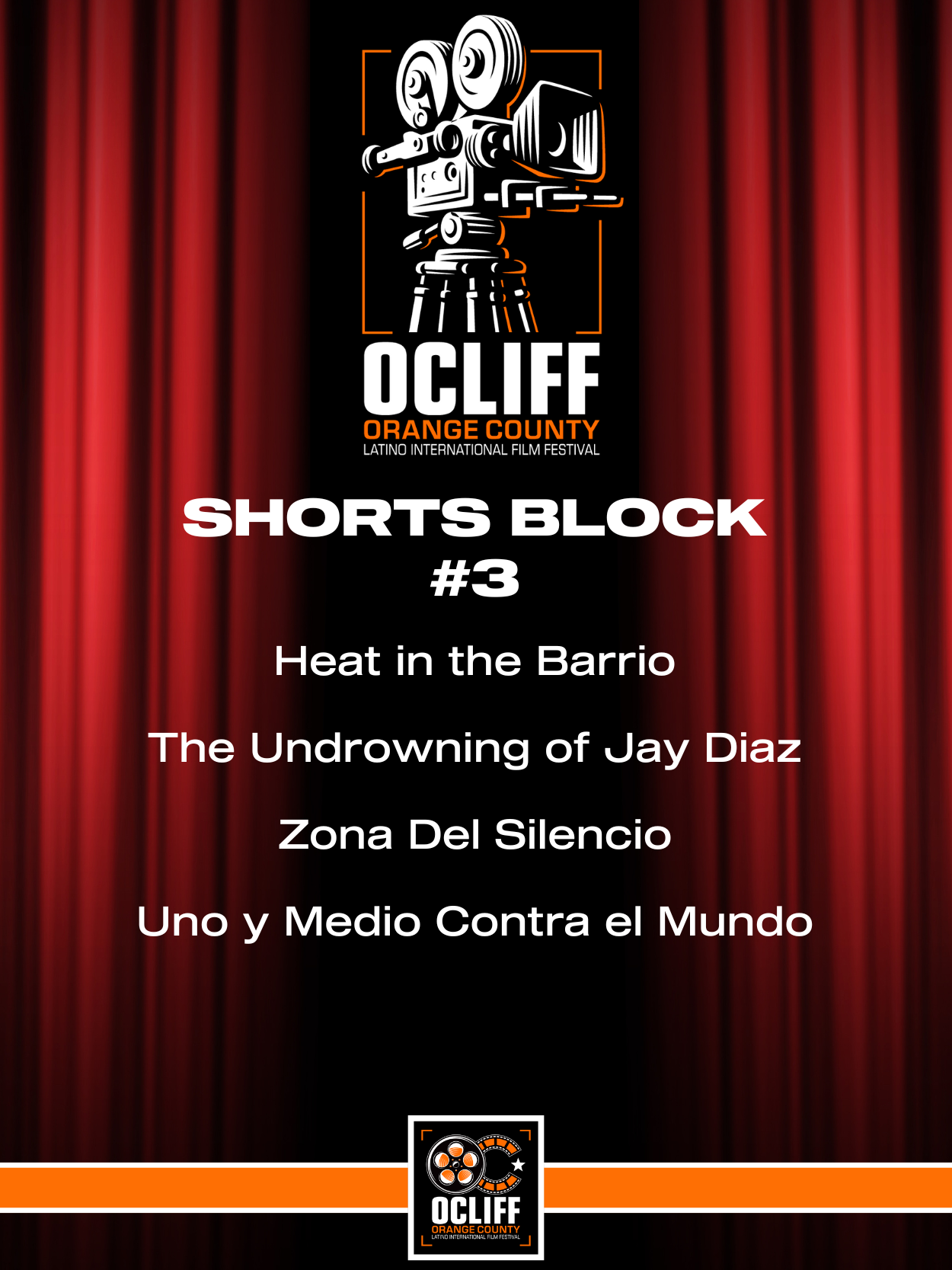 Poster for Shorts Block #3: OCLIFF 2025