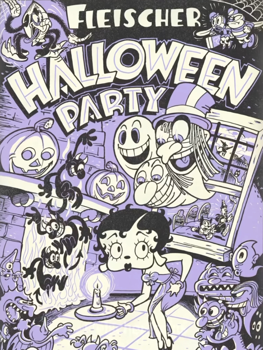 Poster for Betty Boop’s Halloween Party: Presented By Fleischer & Friends