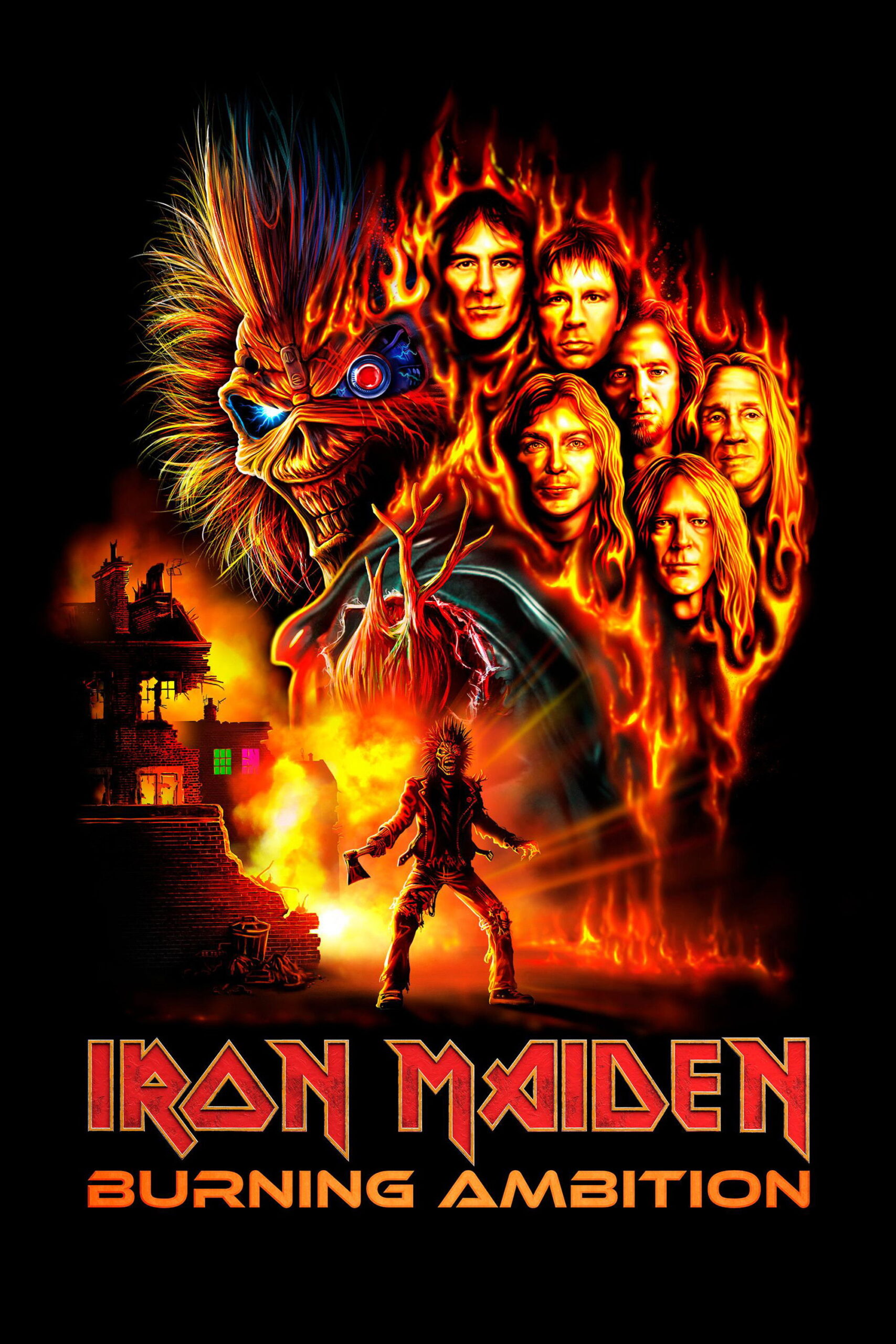 Poster for Iron Maiden: Burning Ambition