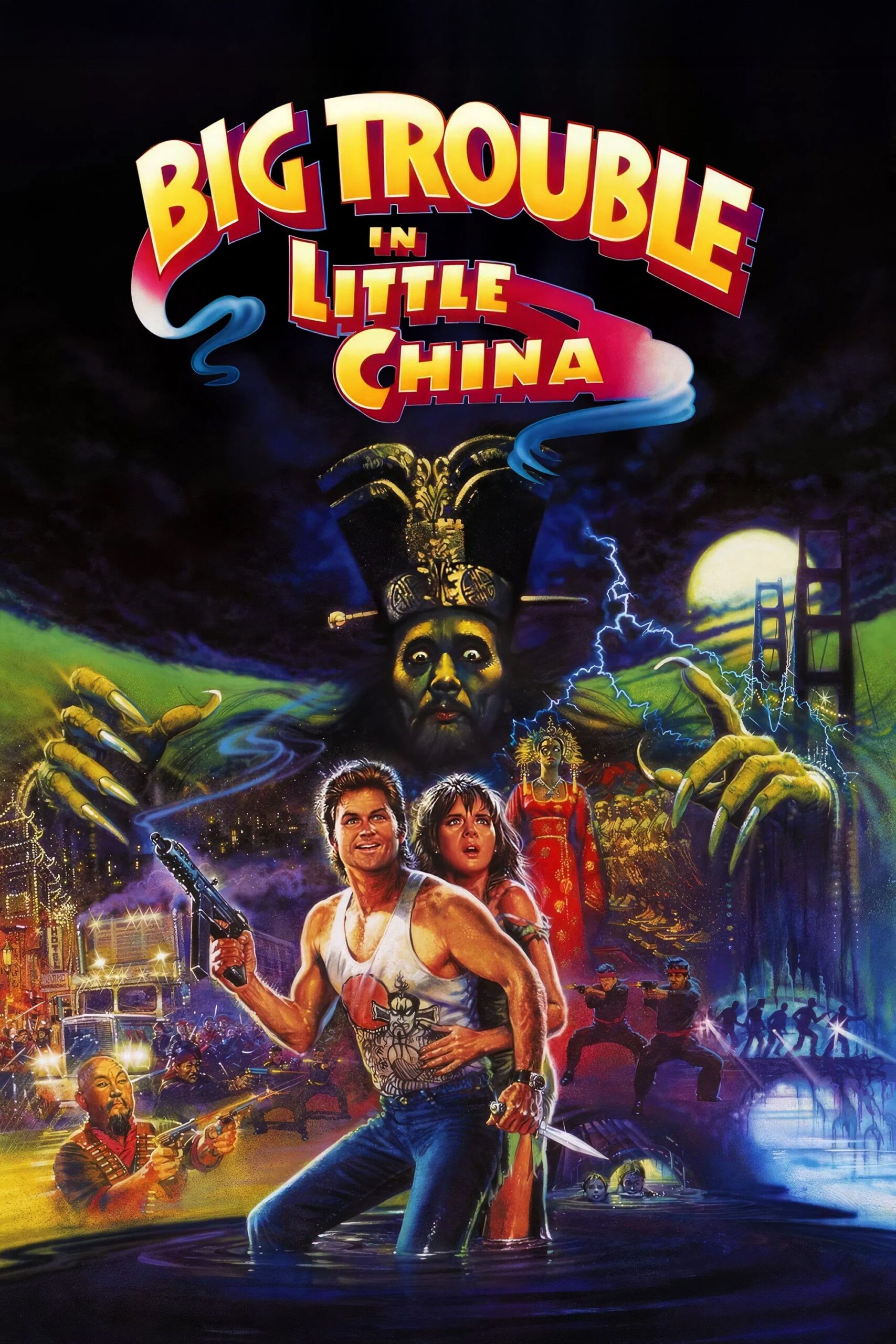 Poster for Big Trouble in Little China + Q&A w/ Alan Howarth + Gerald Okamura: Presented by Moviebusters