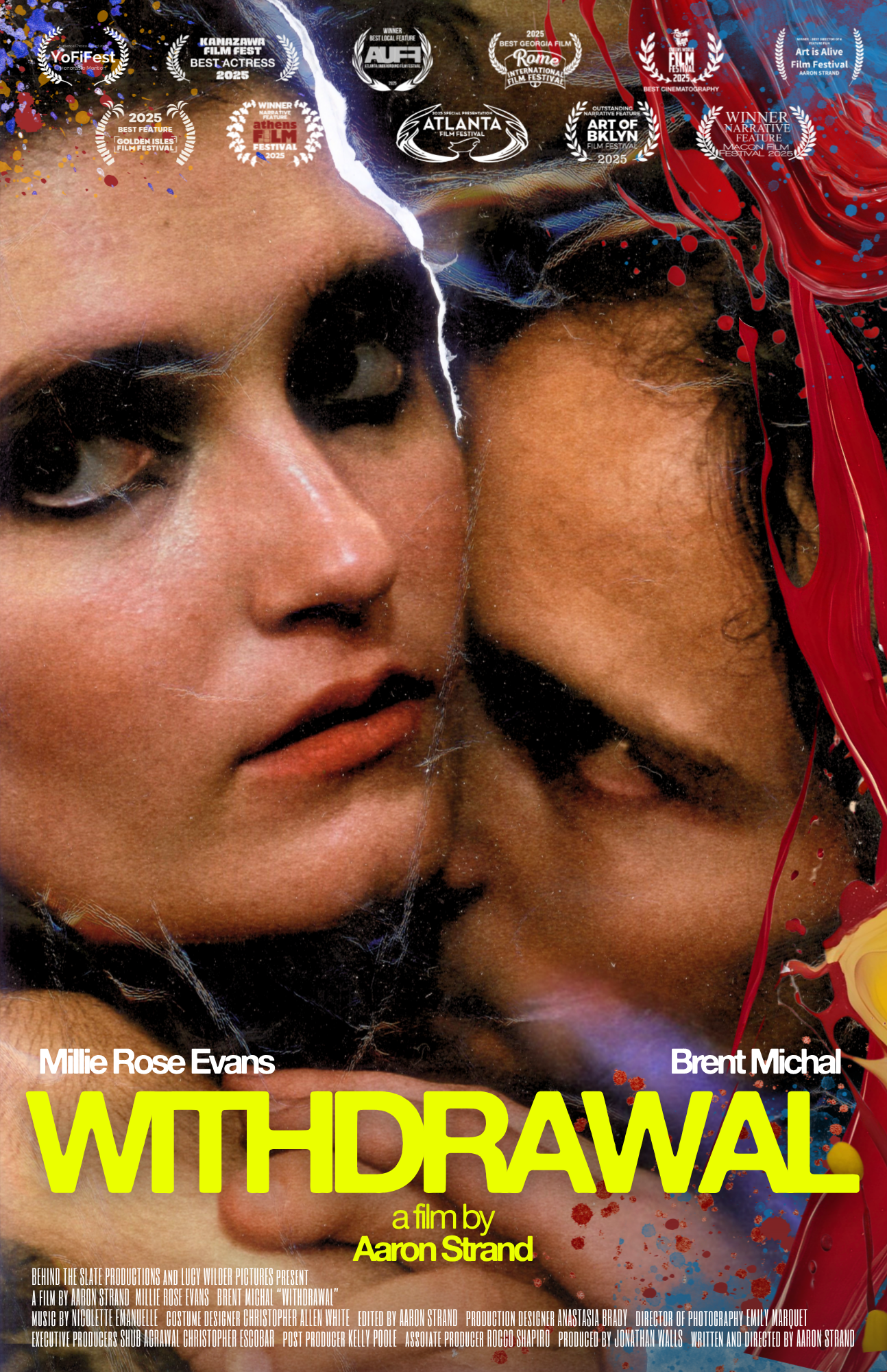 Poster for Withdrawal + Q&A w/ Aaron Strand & Emily Marquet