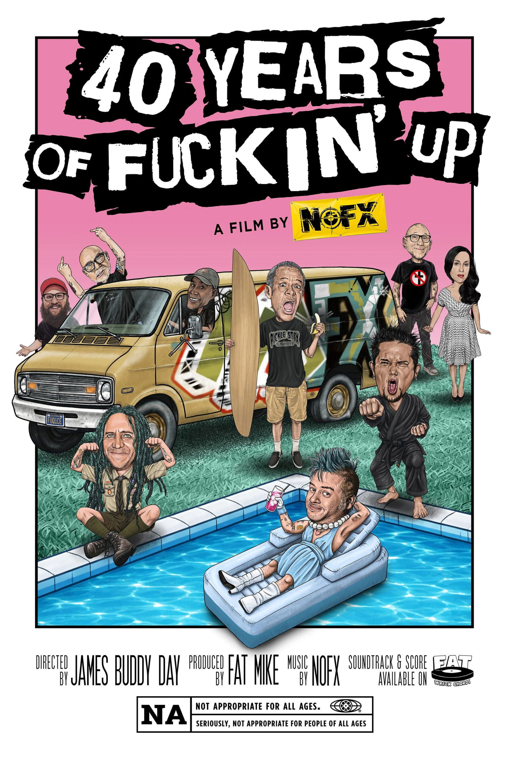 Poster for 40 Years of Fuckin’ Up