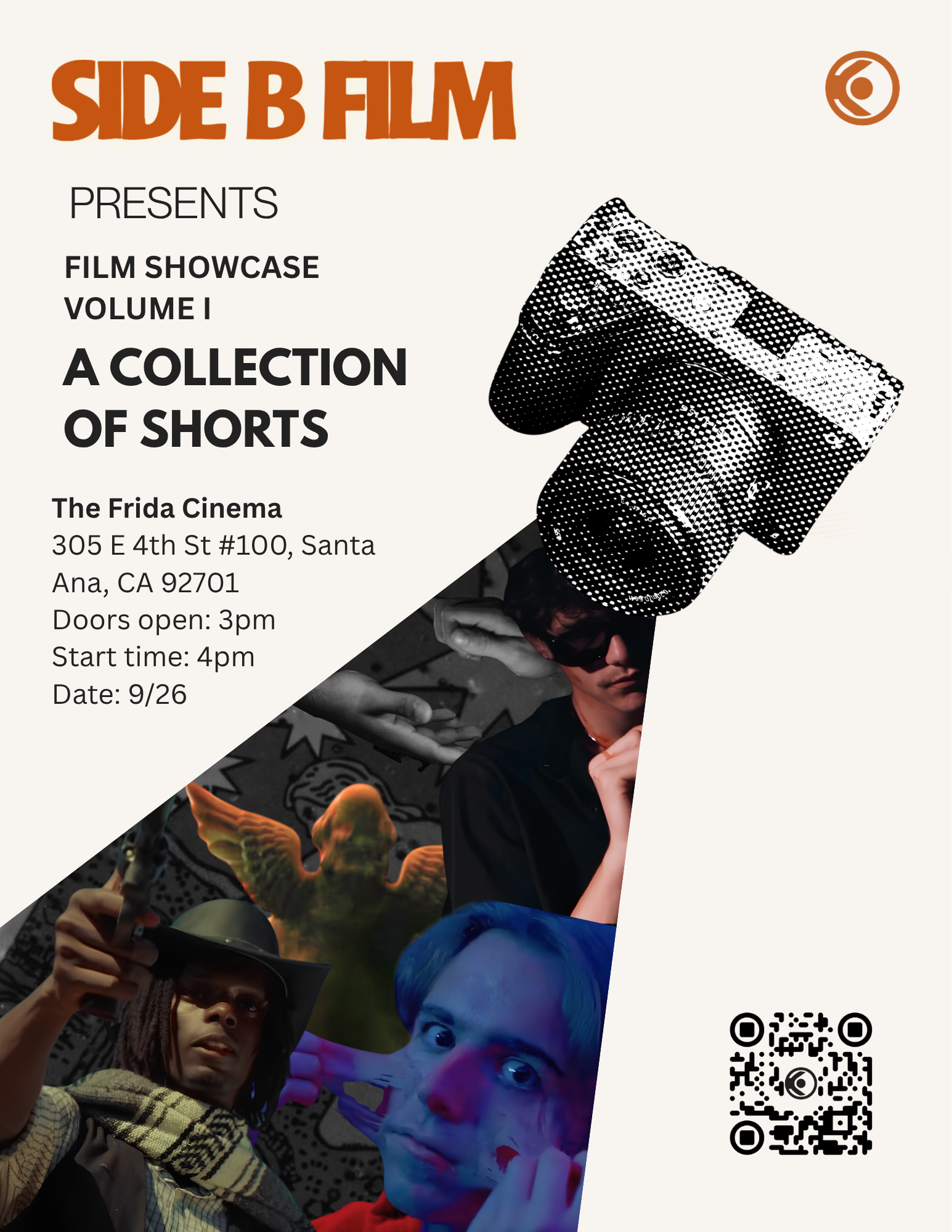 Poster for Side B Film Showcase