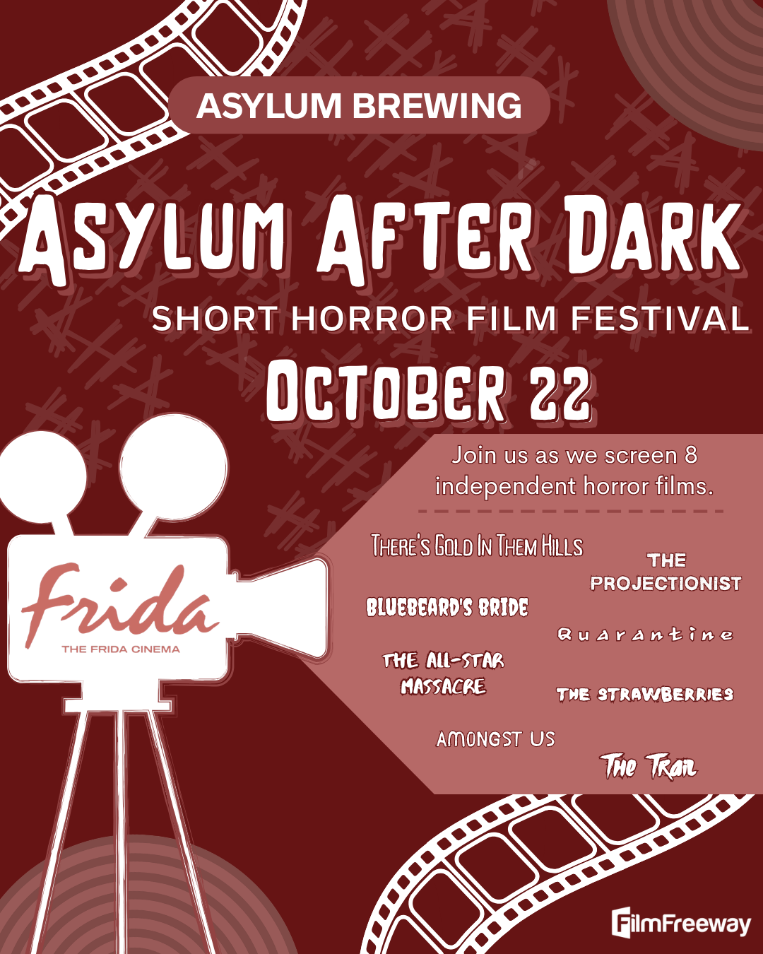 Poster for Asylum After Dark: Short Horror Film Festival