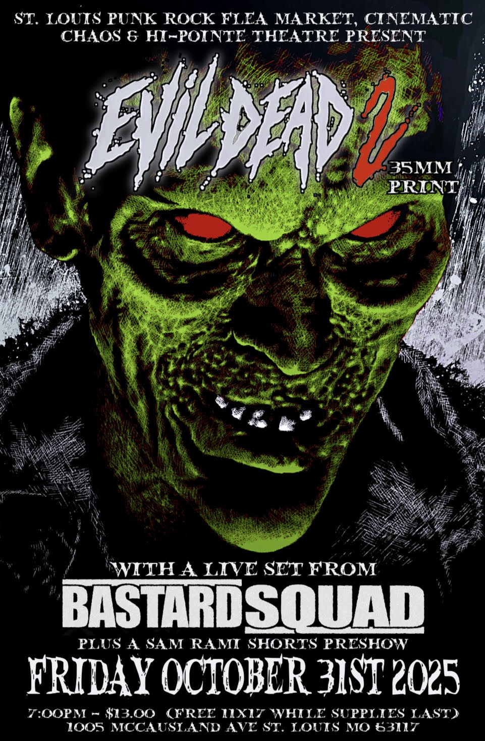 Poster for Sam Raimi’s Evil Dead 2