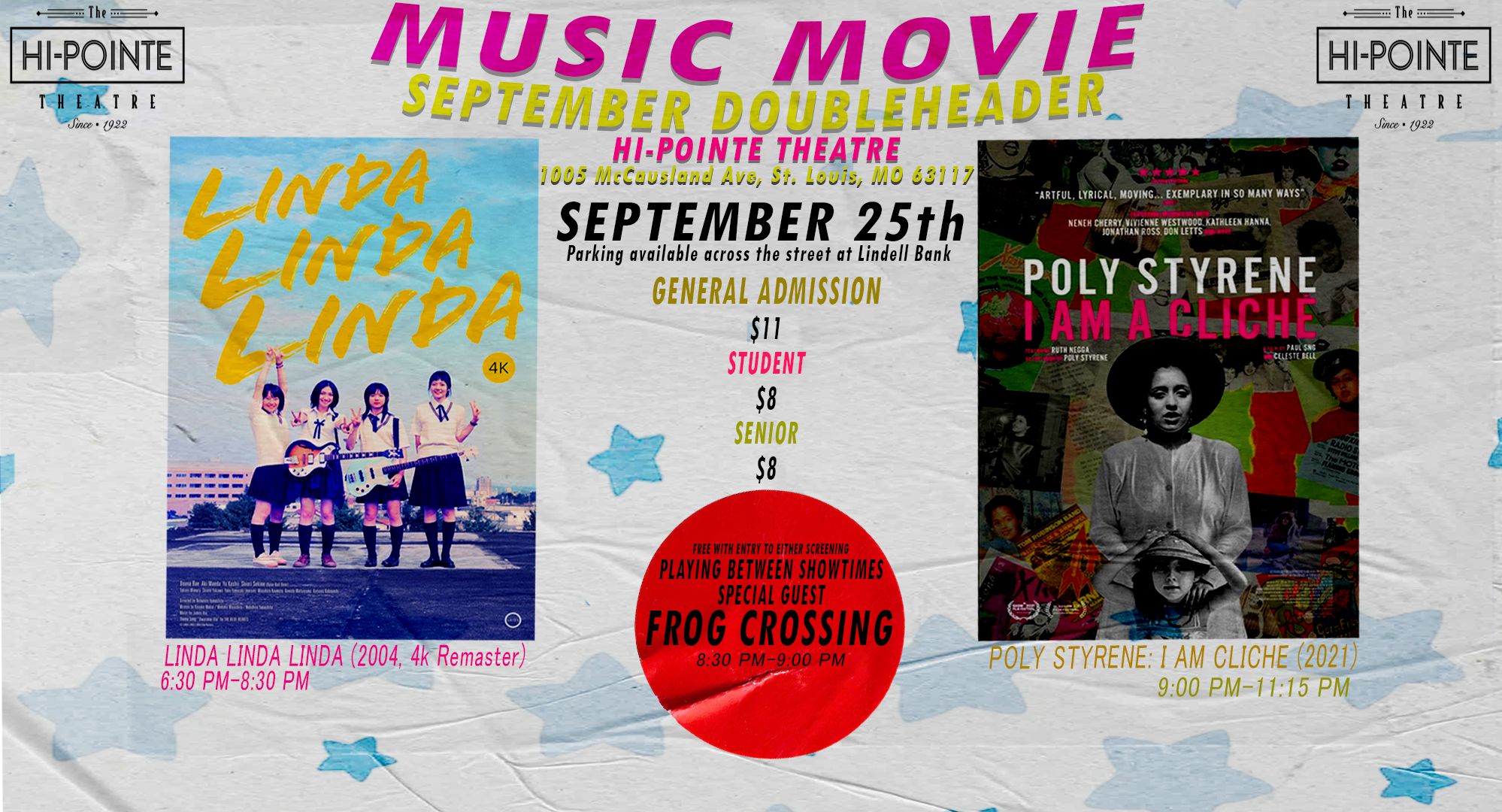 Music Movie September Double Header