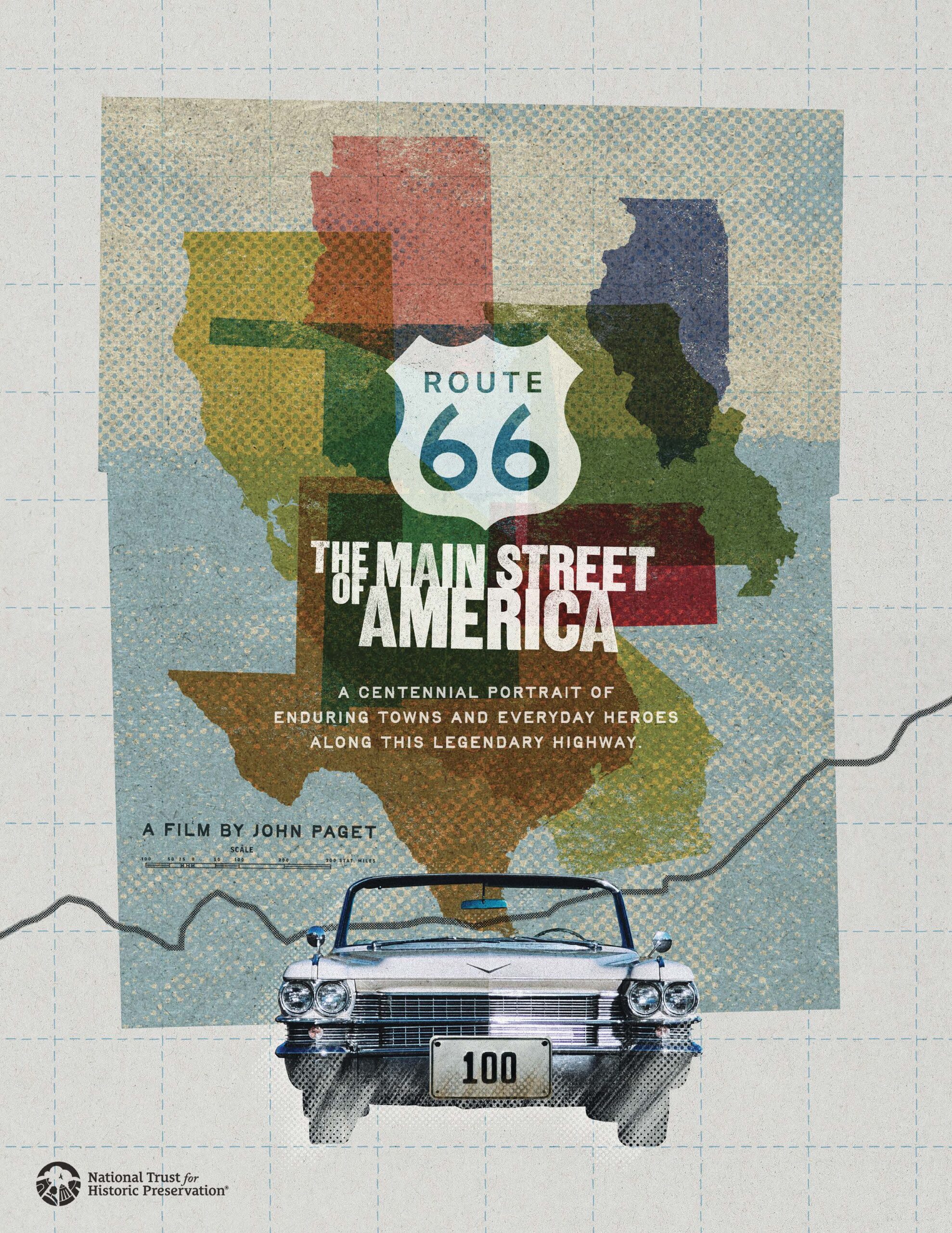 Poster for ROUTE 66: THE MAIN STREET OF AMERICA – Missouri State Premiere!