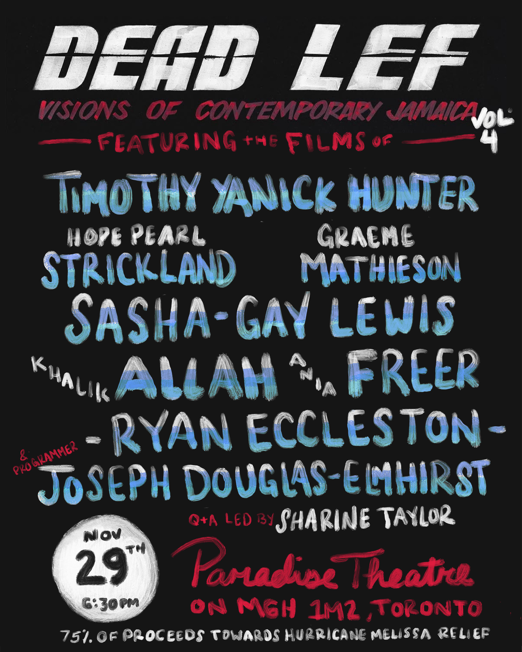 Poster for DEAD LEF: Visions of Contemporary Jamaica Vol. 4