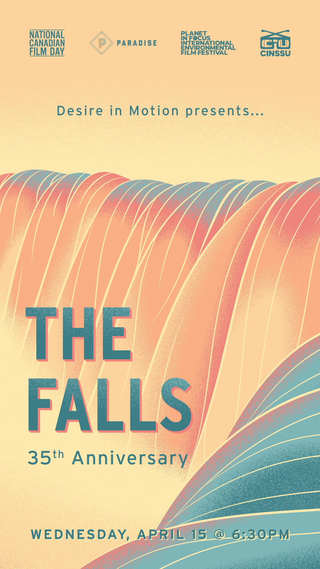 Poster for National Canadian Film Day: The Falls