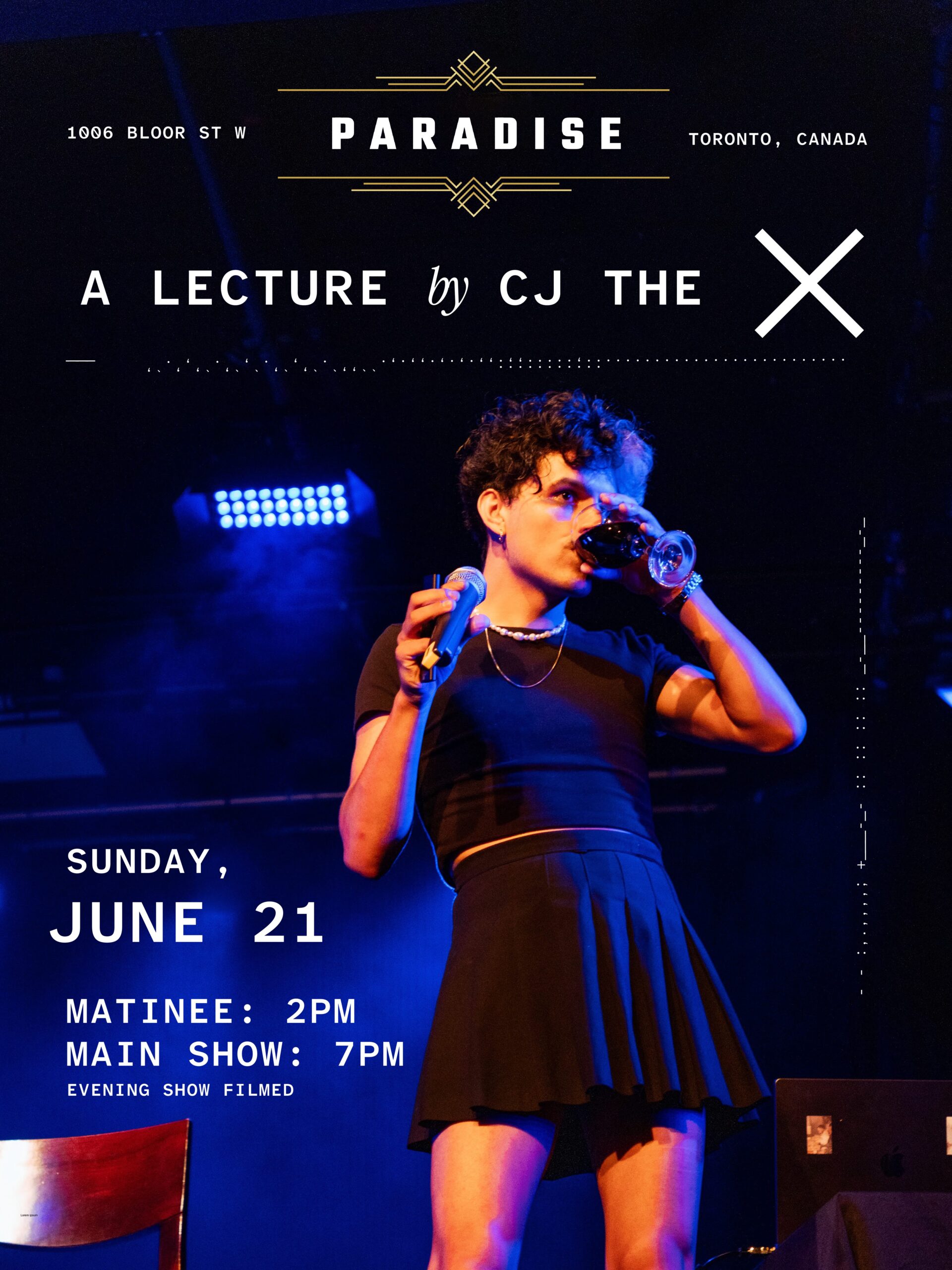 Poster for CJ The X Lectures