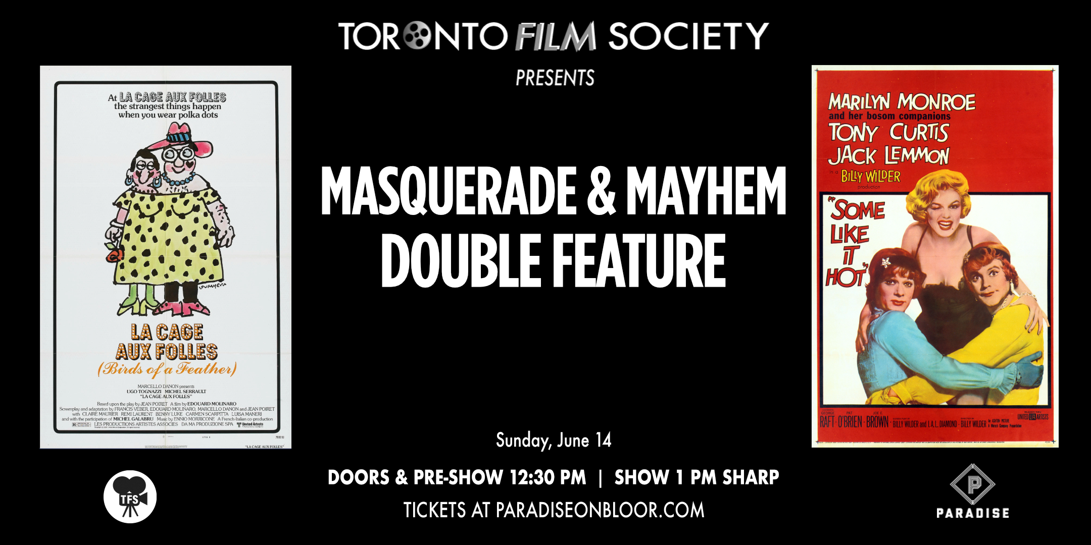 Double Feature: La Cage Aux Folles & Some Like It Hot