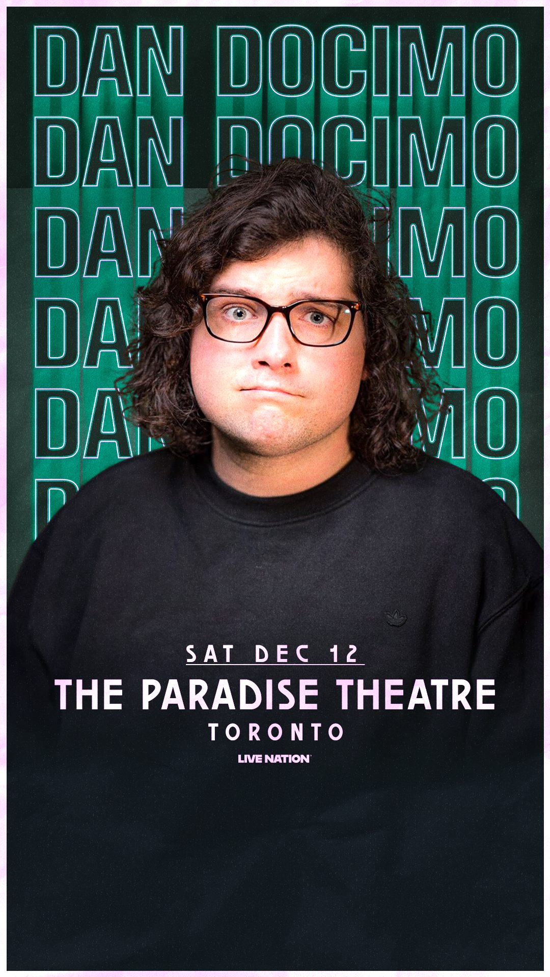 Poster for Dan Docimo LIVE!