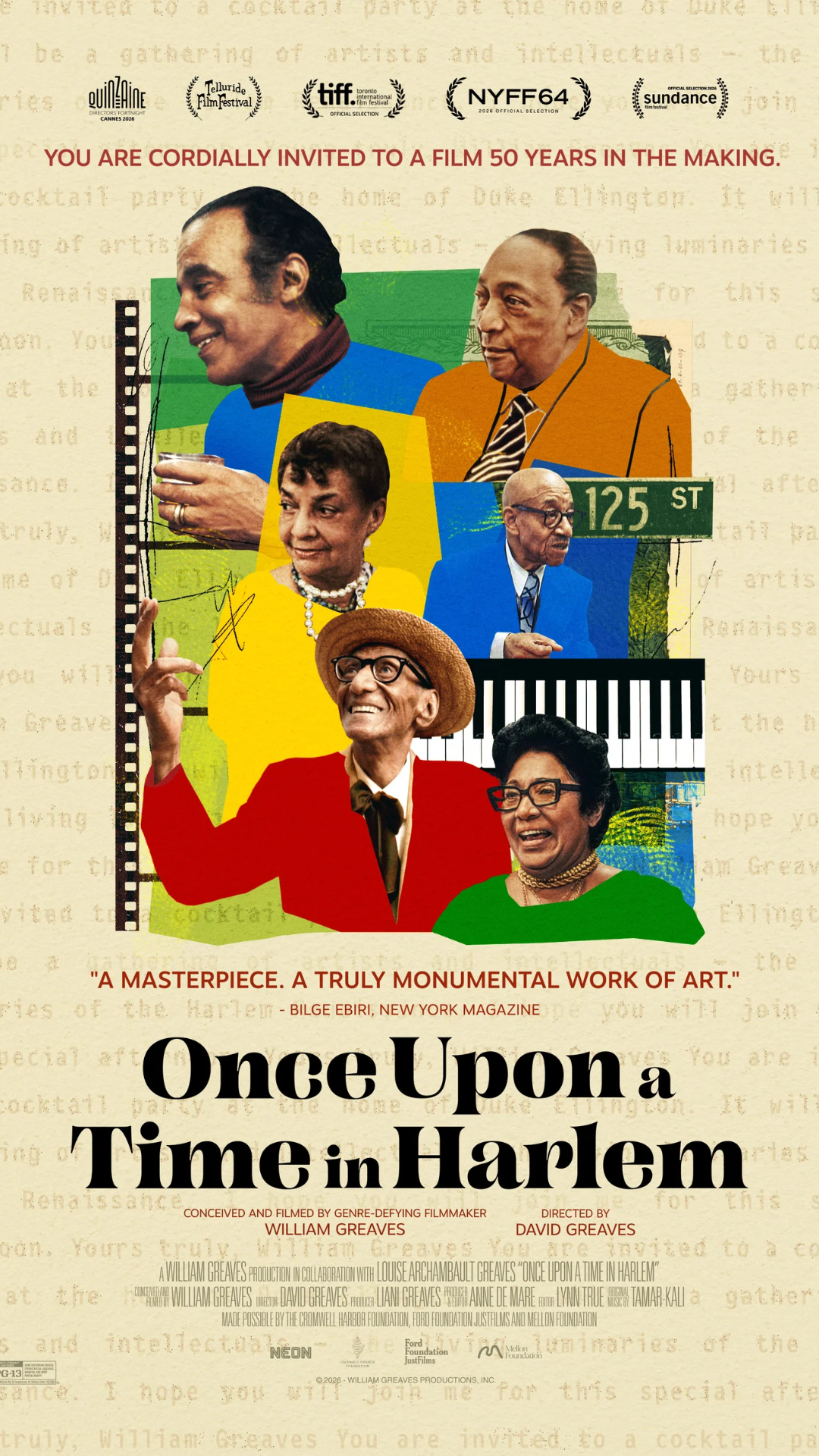 Poster for Once Upon a Time in Harlem: Advanced Screening!