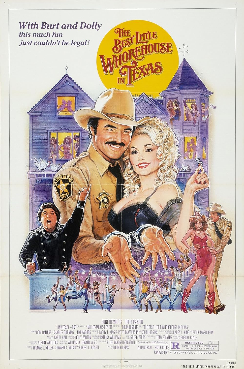 Poster for The Best Little Whorehouse in Texas