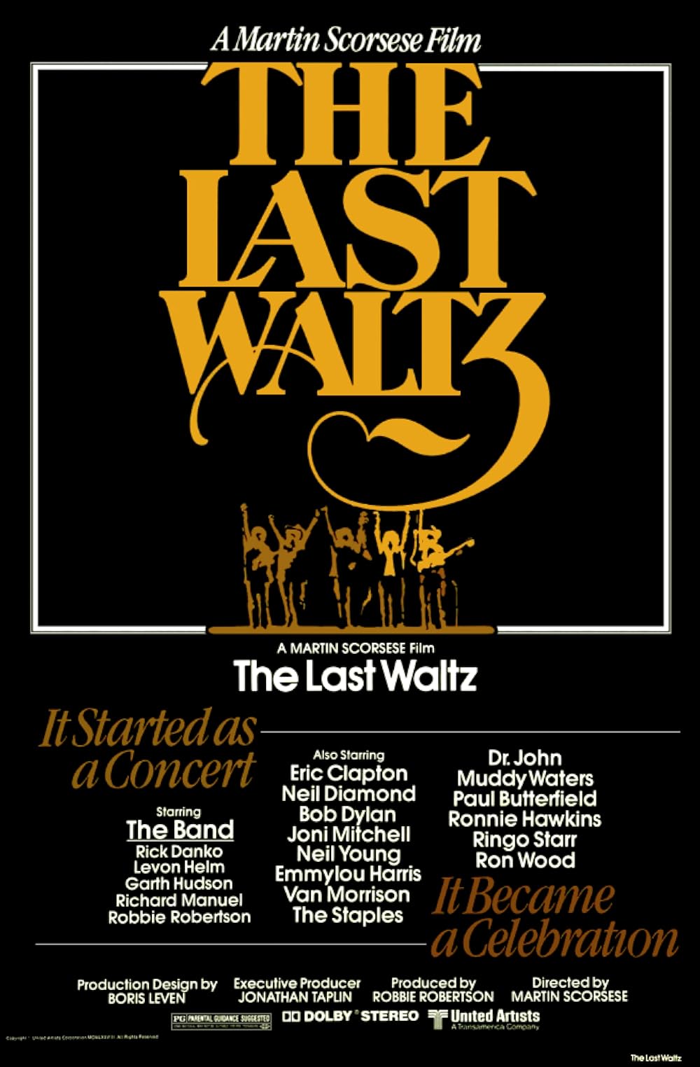 Poster for The Last Waltz: 50th Anniversary!