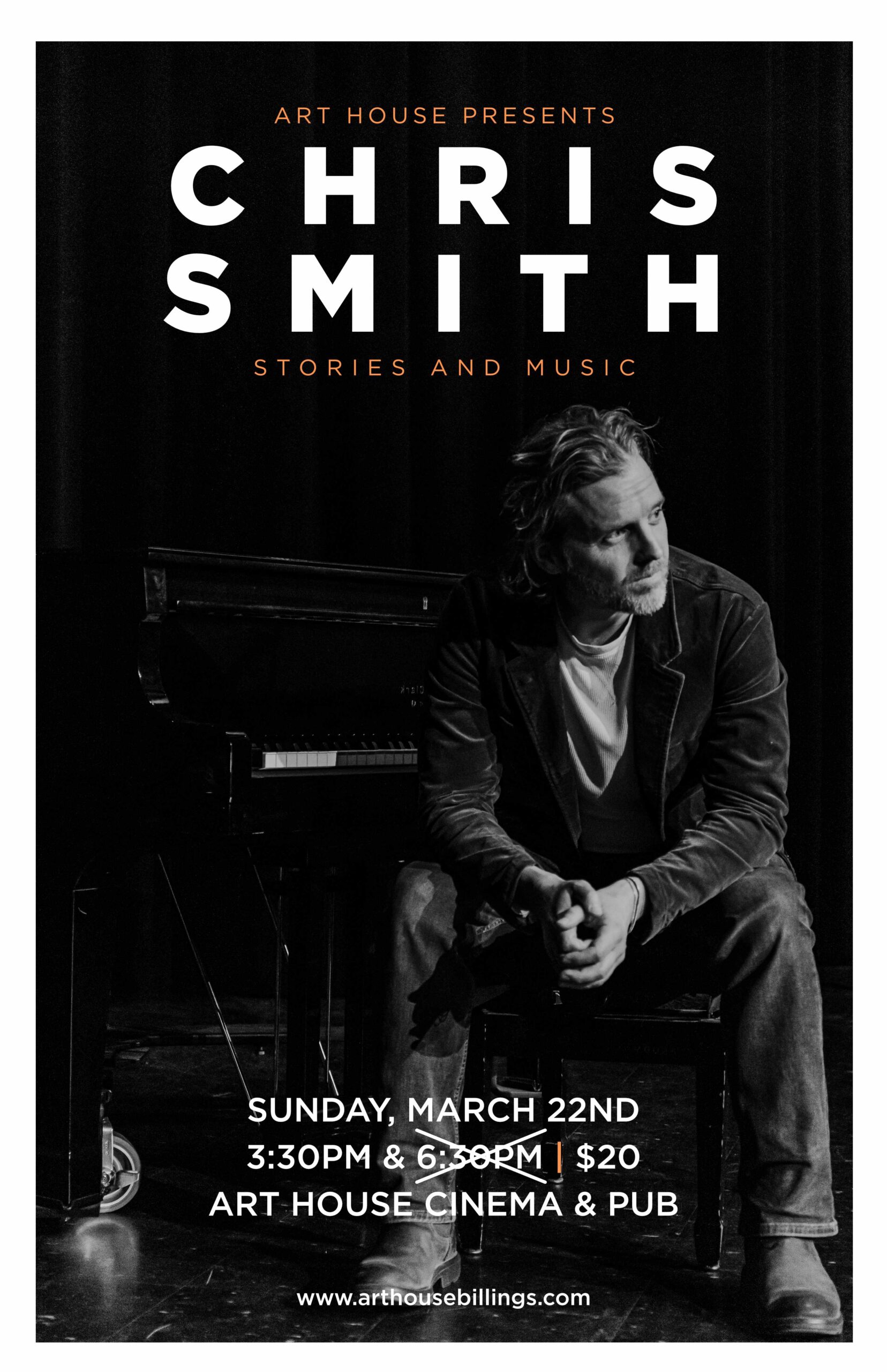 Poster for Chris Smith: Stories and Music