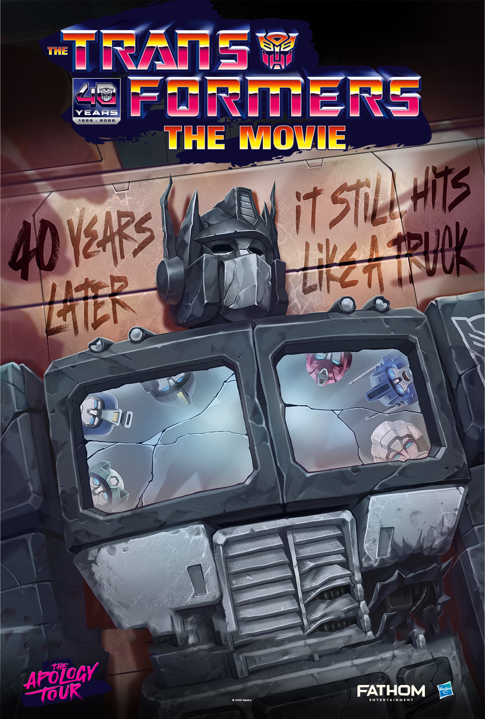 Poster for The Transformers: The Movie