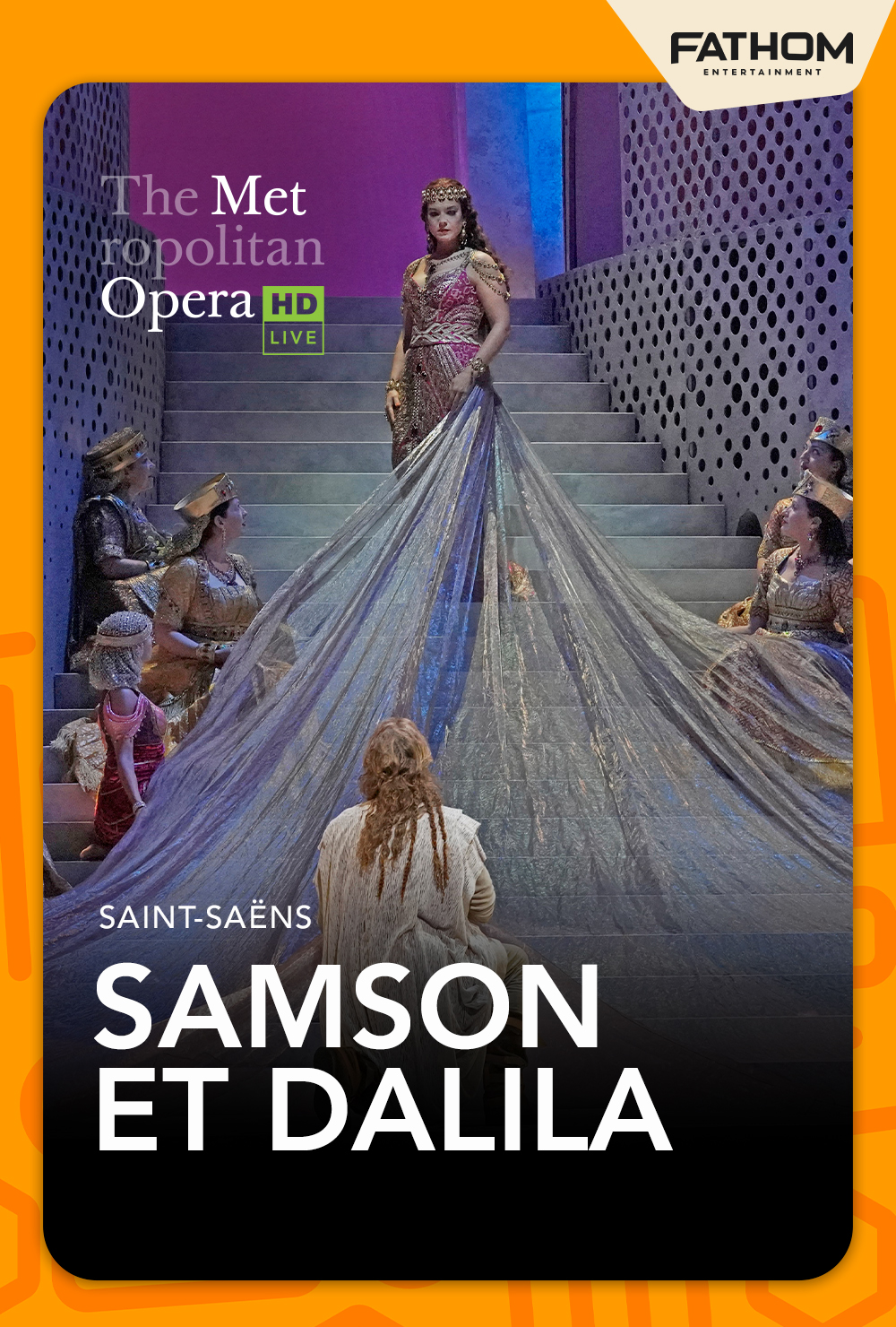 Poster for The Metropolitan Opera: Samson et Dalila