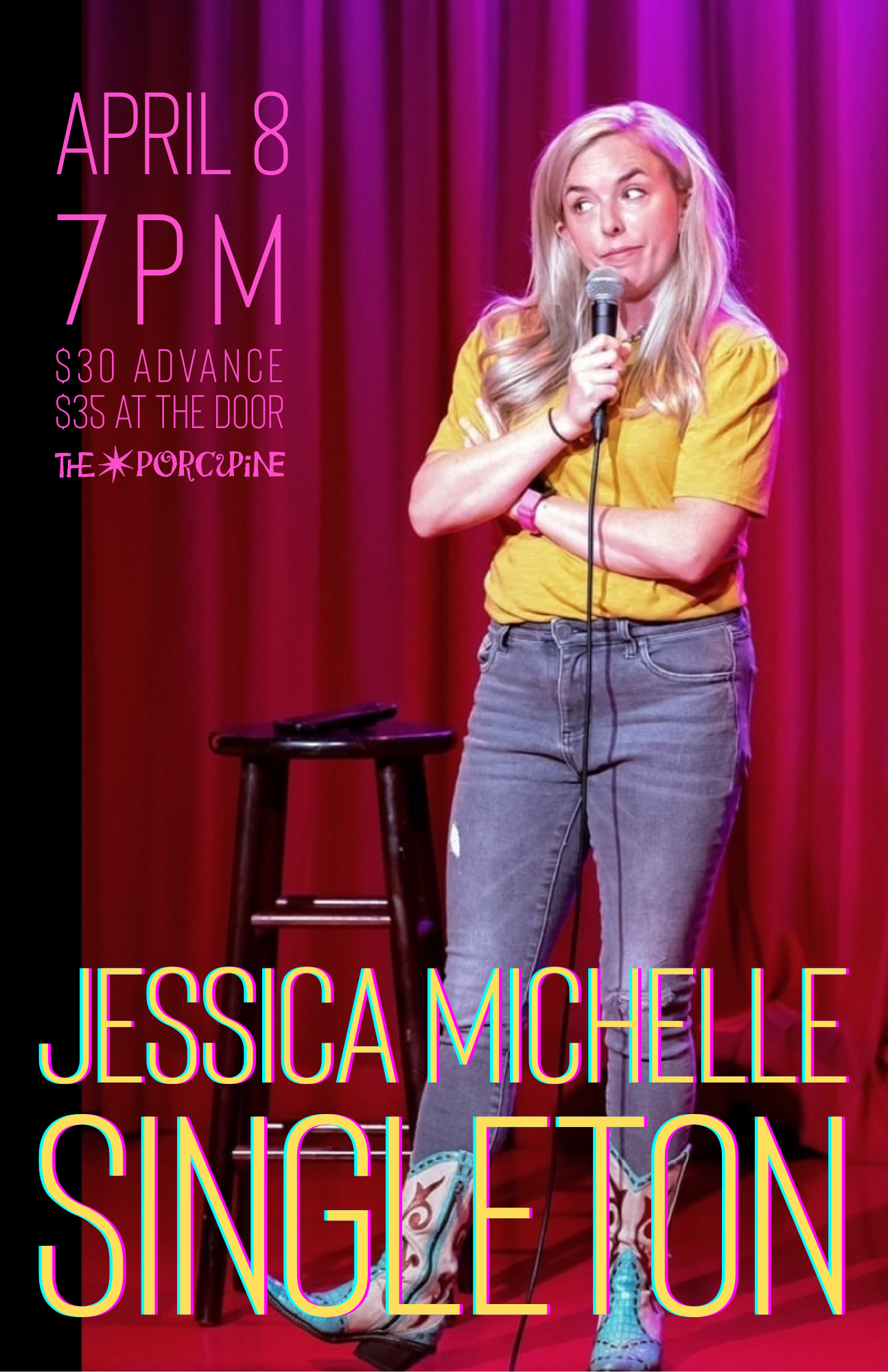 Poster for Jessica Michelle Singleton Live!