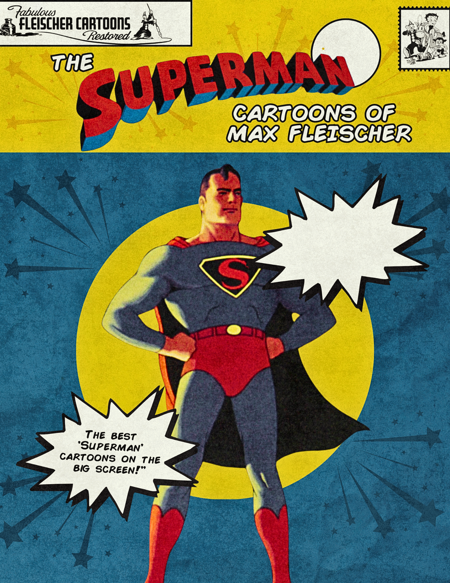 Poster for The Superman Cartoons of Max Fleischer
