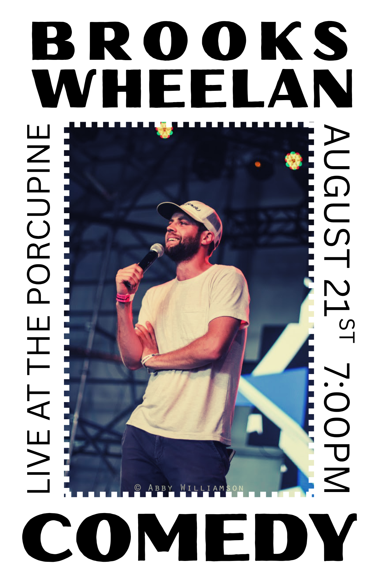 Poster for Brooks Wheelan-Live Comedy