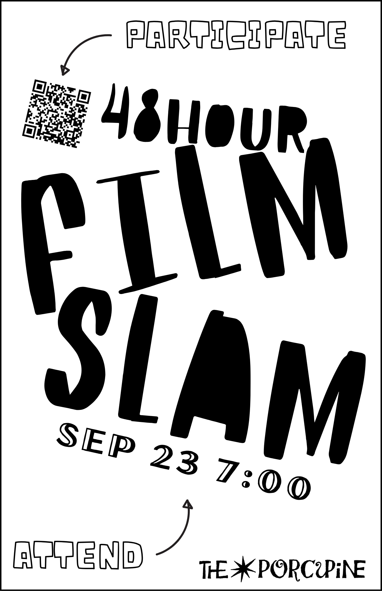 Poster for 48 HOUR FILM SLAM