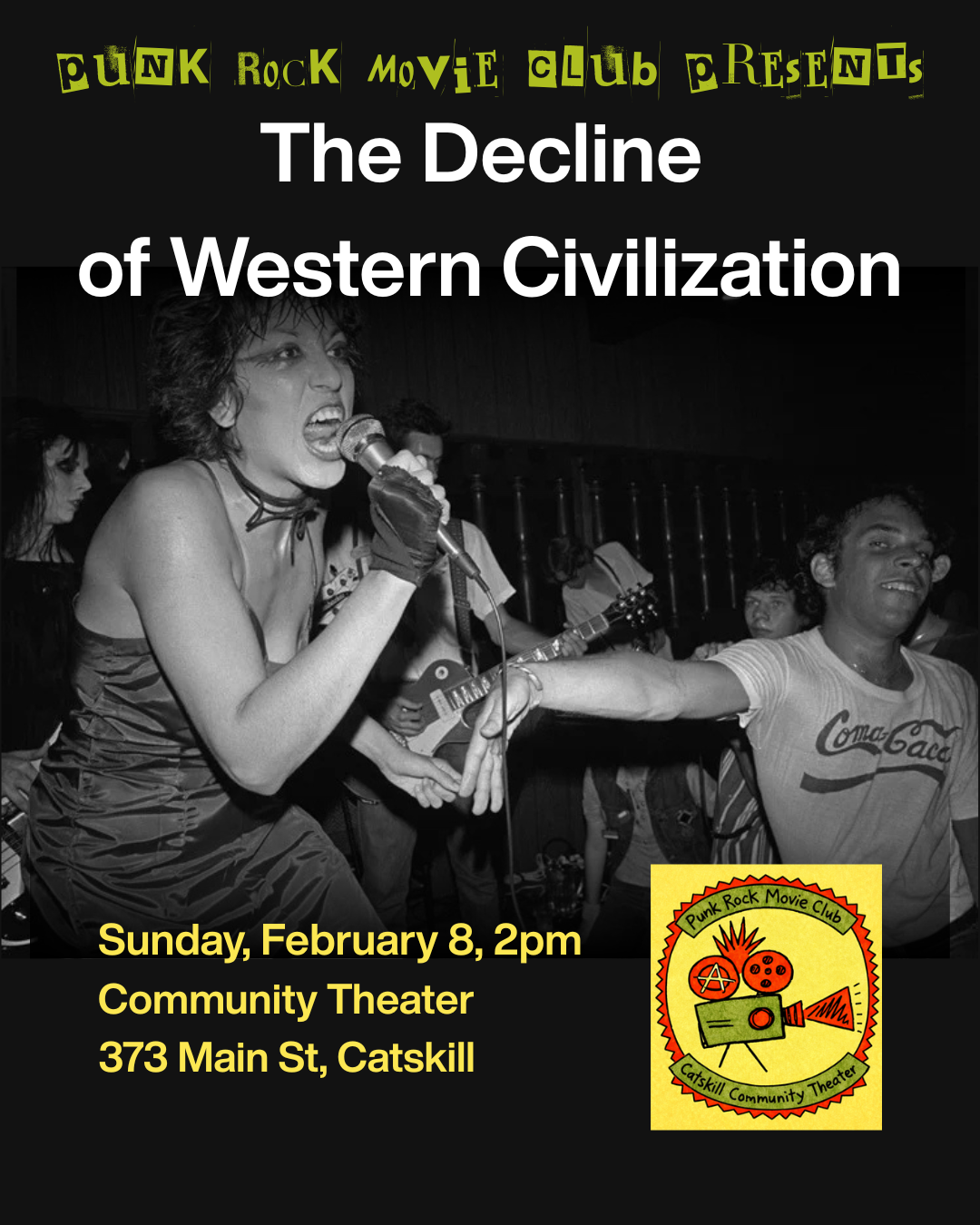 Poster for The Decline of Western Civilization (Punk Rock Movie Club)