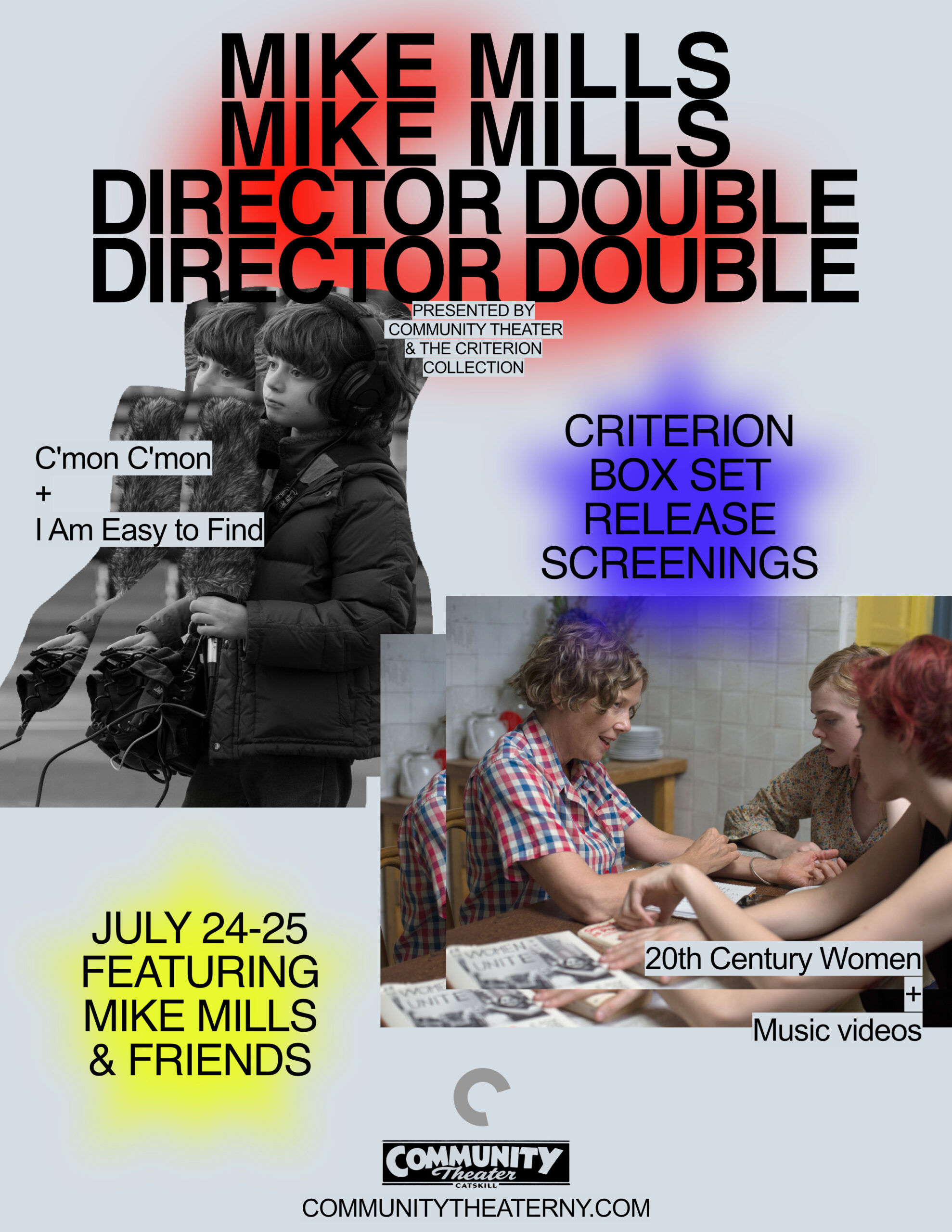 Poster for DIRECTOR DOUBLE: Mike Mills (Friday)