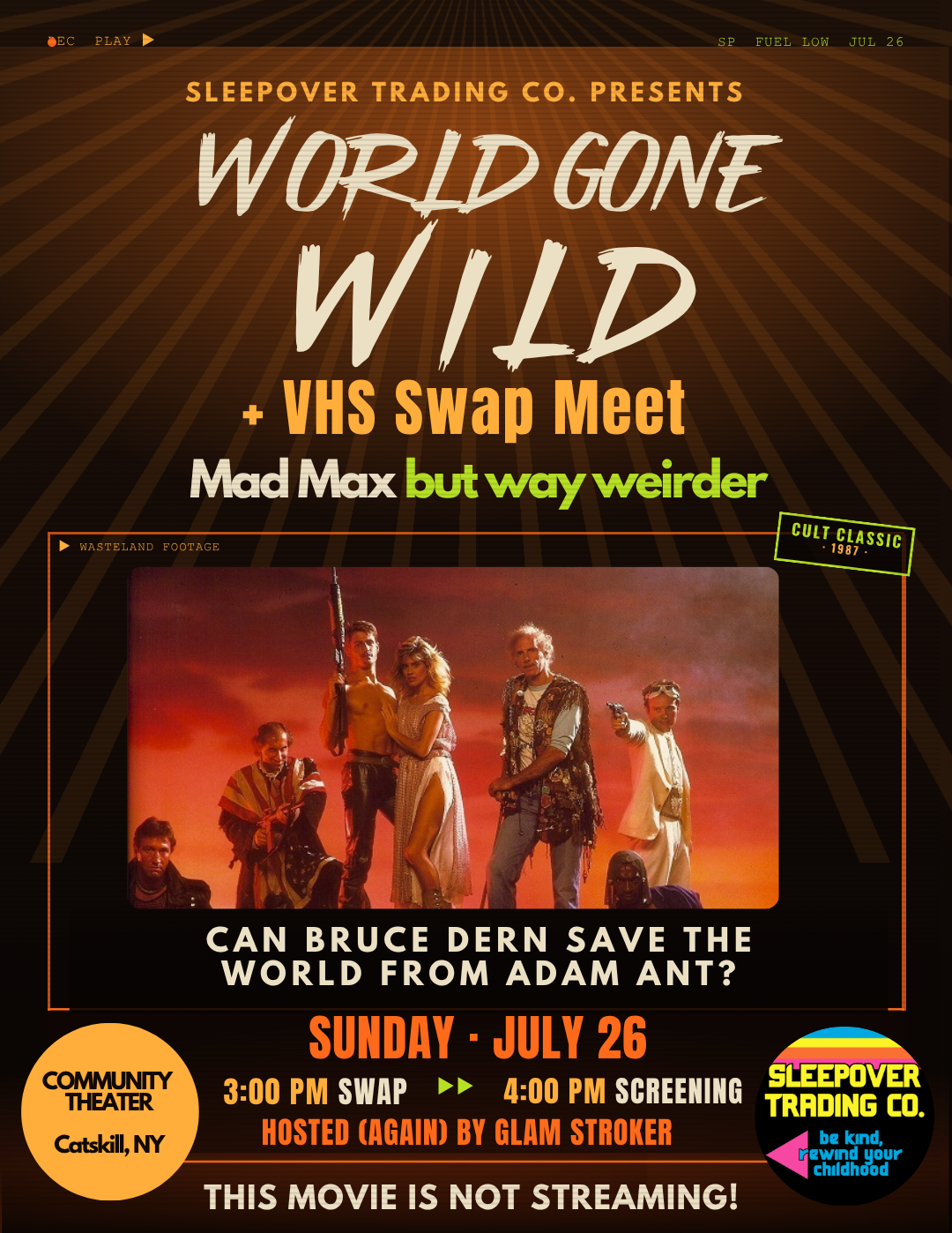 Poster for World Gone Wild (Sleepover Sunday)