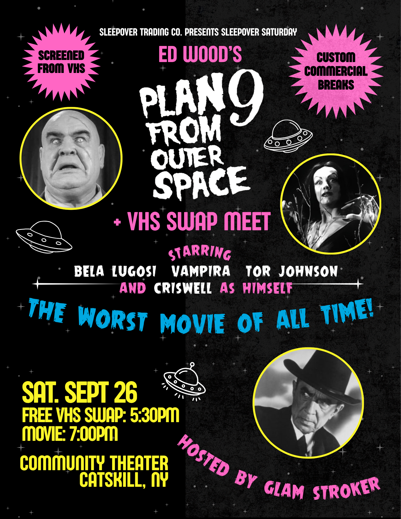 Poster for Plan 9 From Outer Space (Sleepover Saturday)
