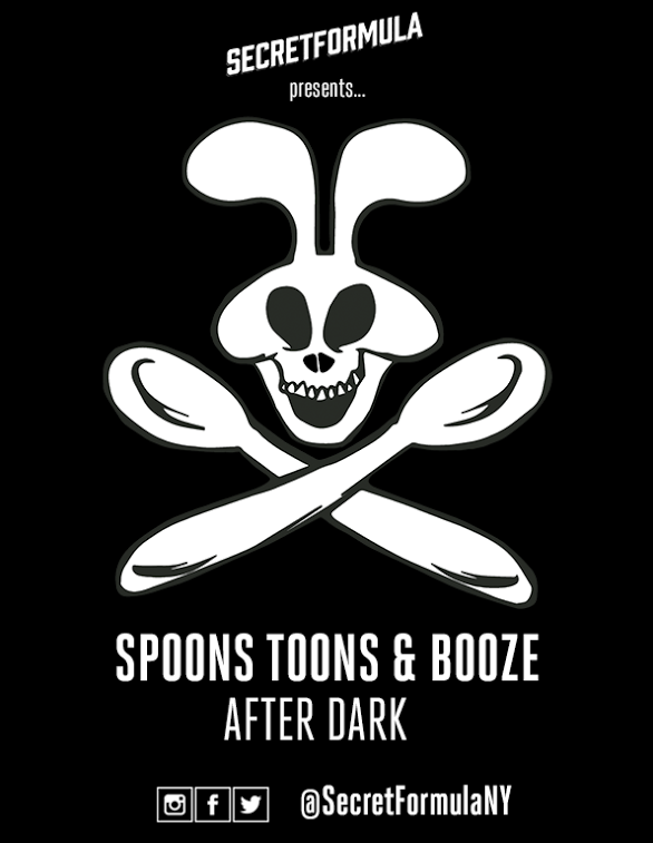 Poster for Spoons, Toons & Booze AFTER DARK