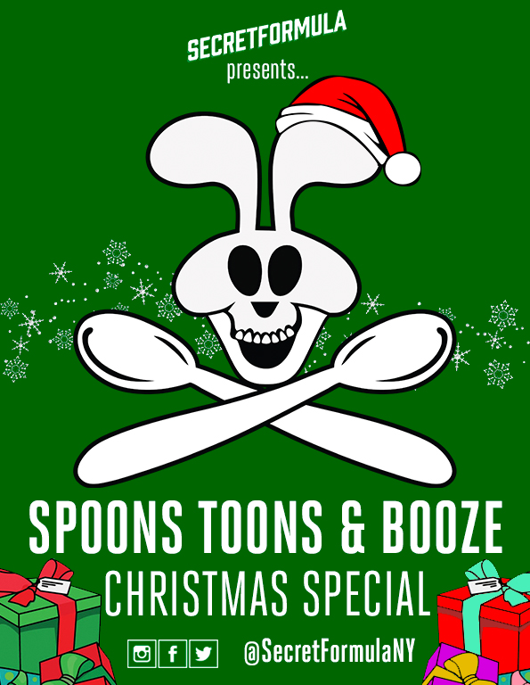 Poster for Spoons, Toons & Booze Christmas Special