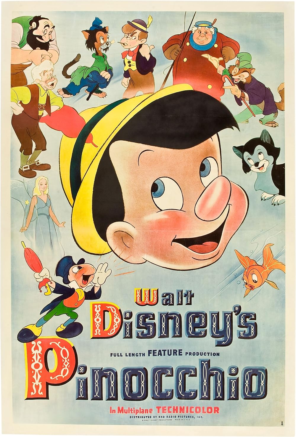 Poster for Pinocchio (1940)