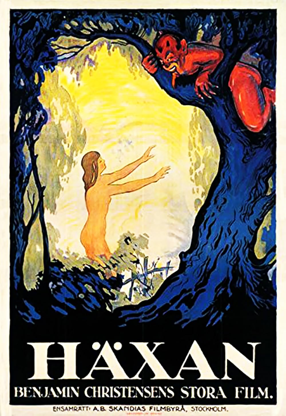 Poster for Häxan w/ The Flushing Remonstrance Live Score