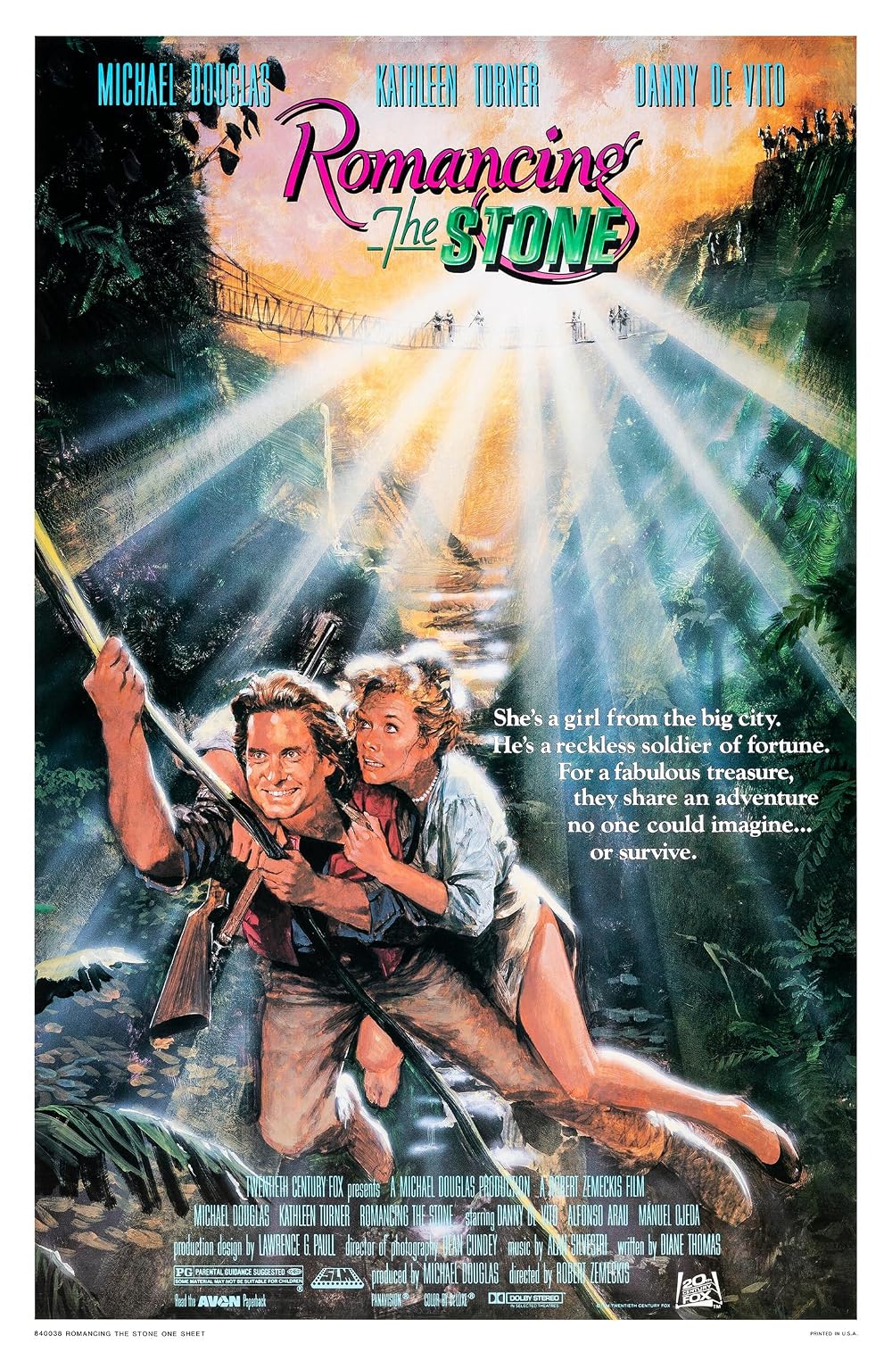 Poster for Romancing the Stone