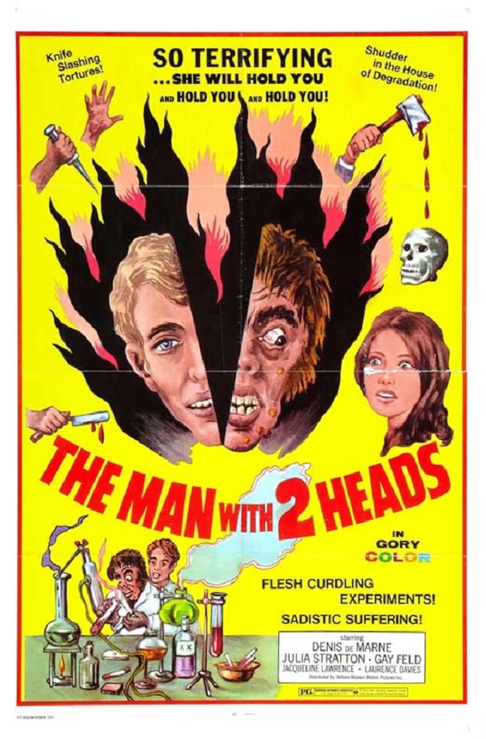 Poster for The Man with 2 Heads