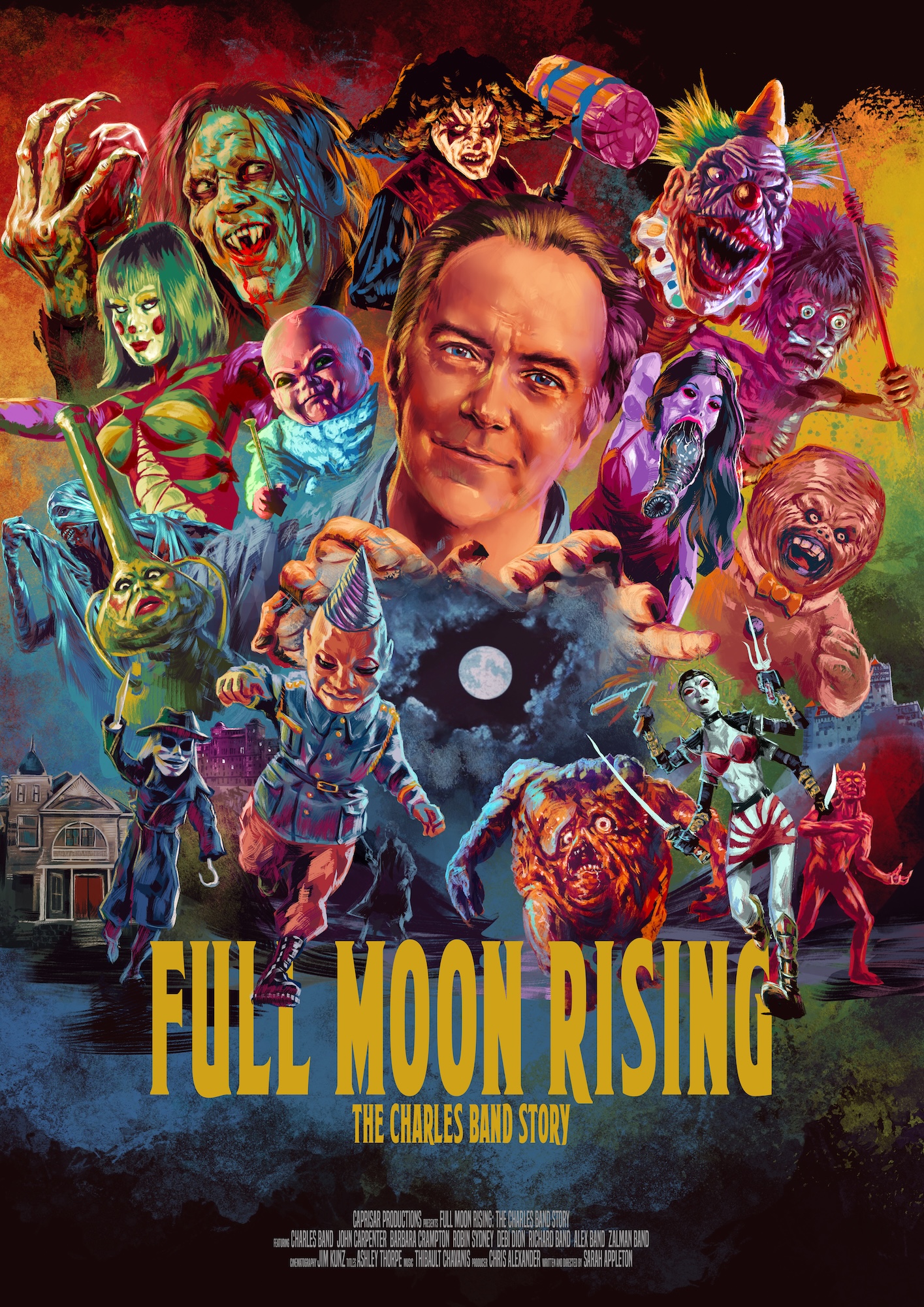 Poster for Full Moon Rising: The Charles Band Story