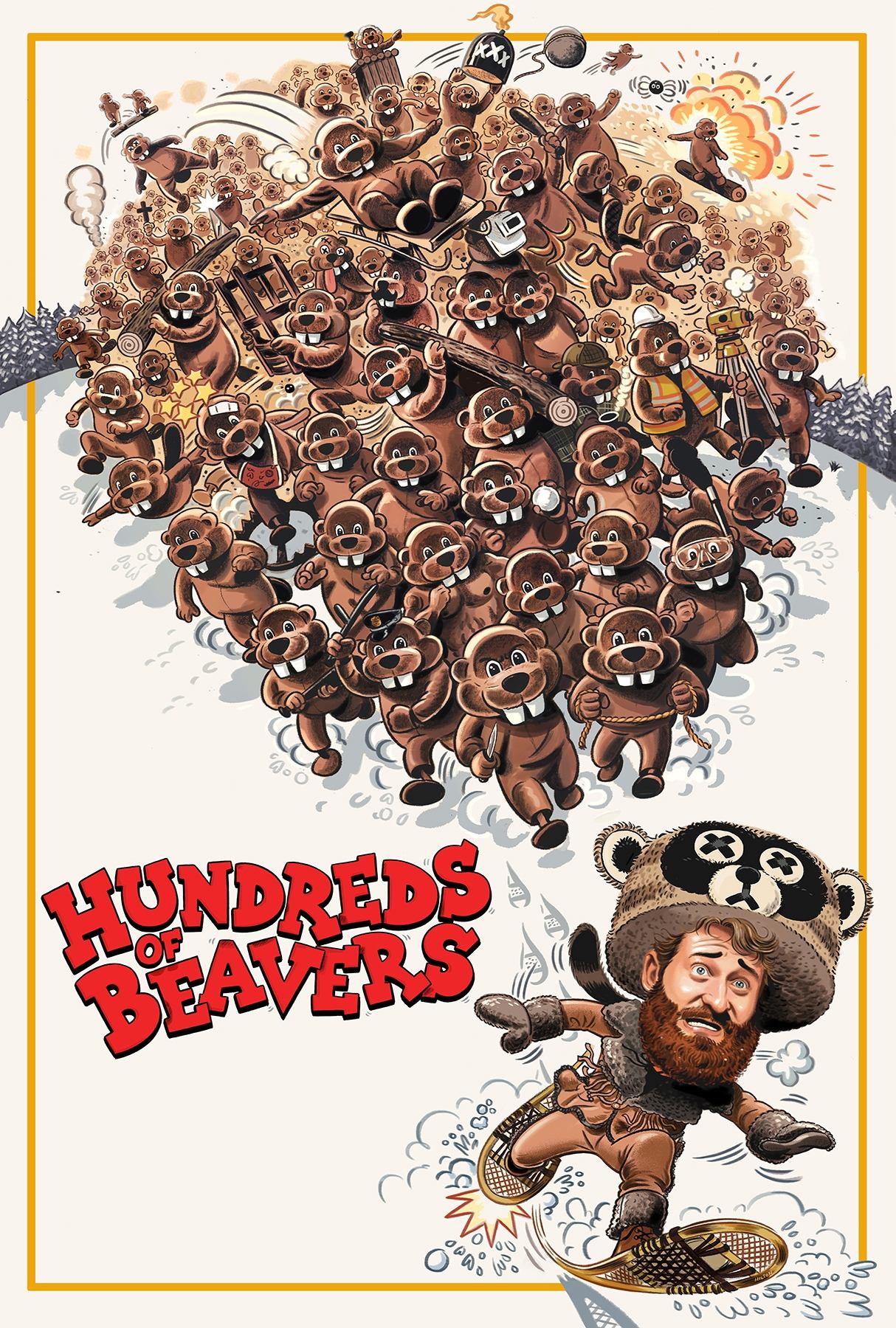 Poster for Hundreds of Beavers