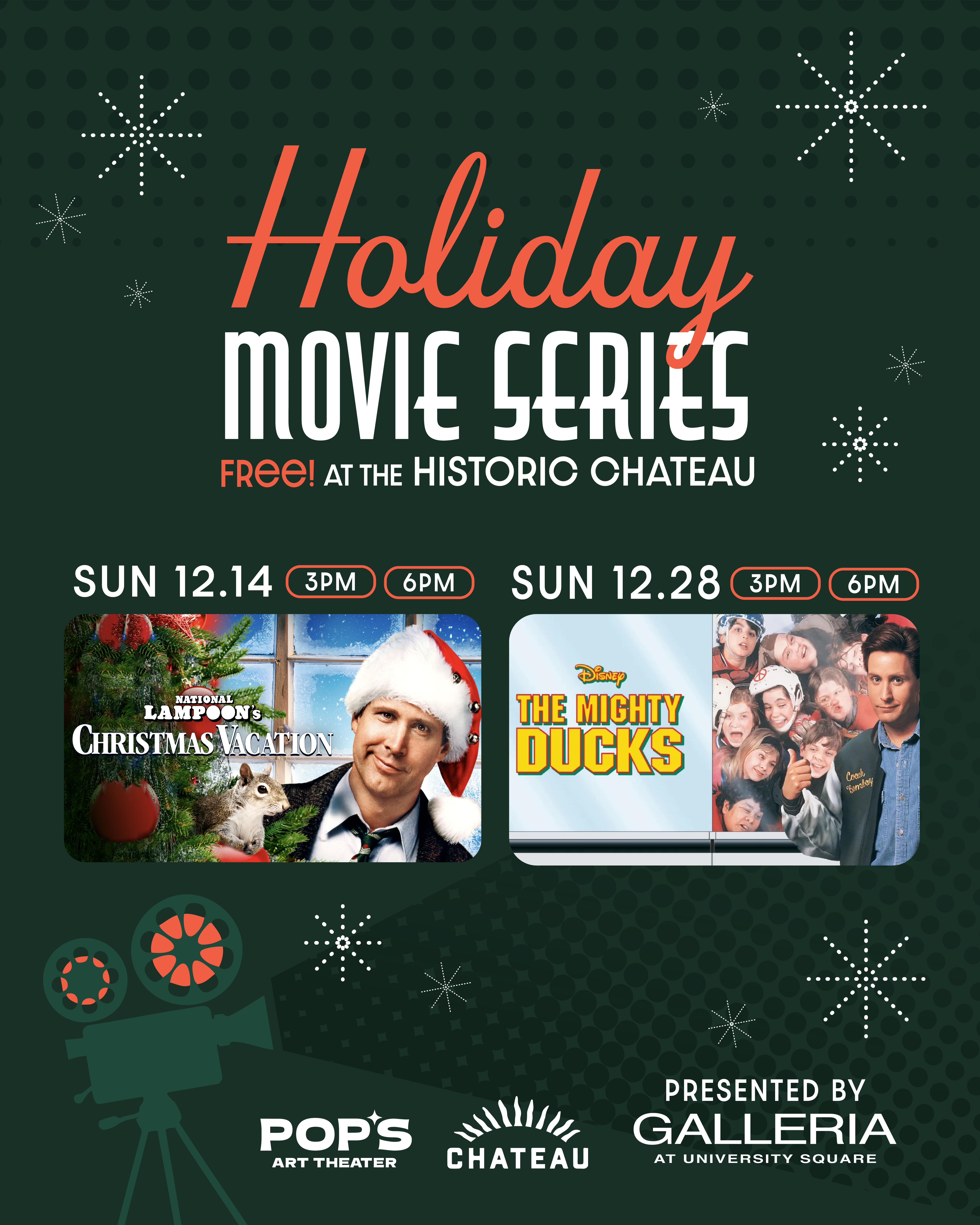Poster for Free Chateau Holiday Films