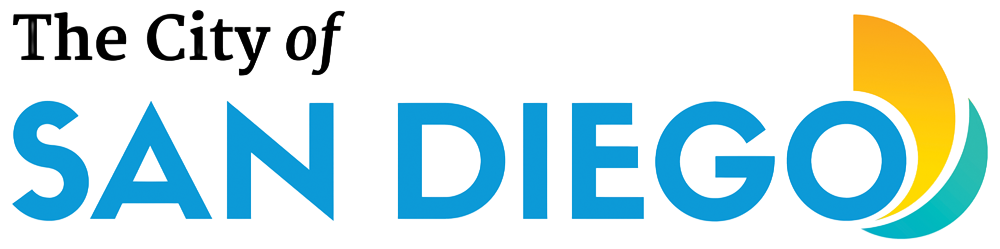 The City of San Diego -text logo