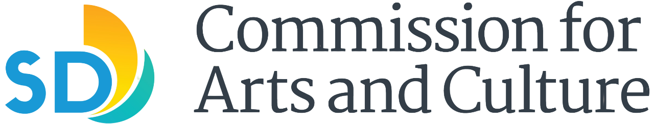 City of San Diego Commission of Arts and Culture text logo