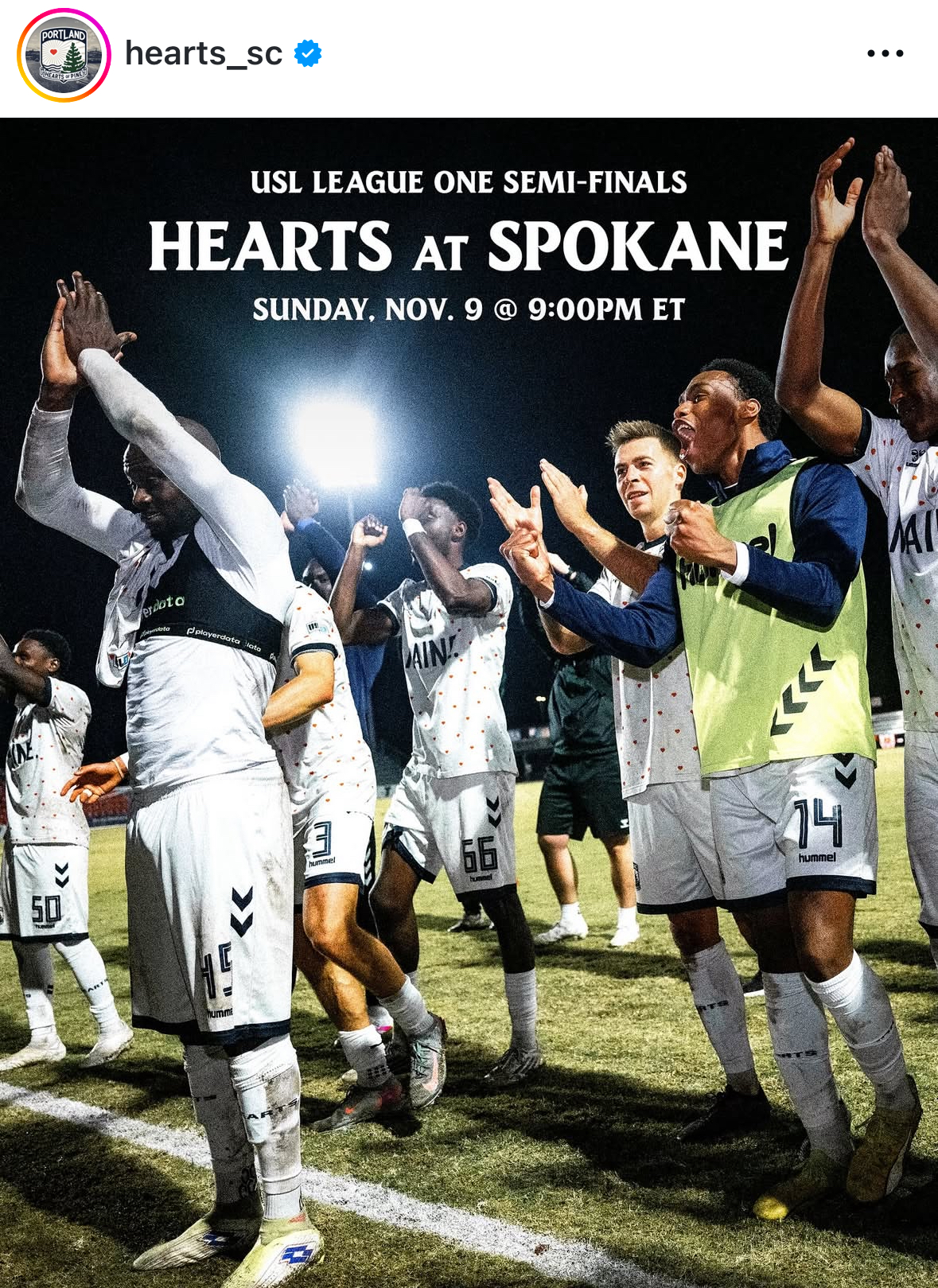 Poster for Hearts of Pine Watch Party