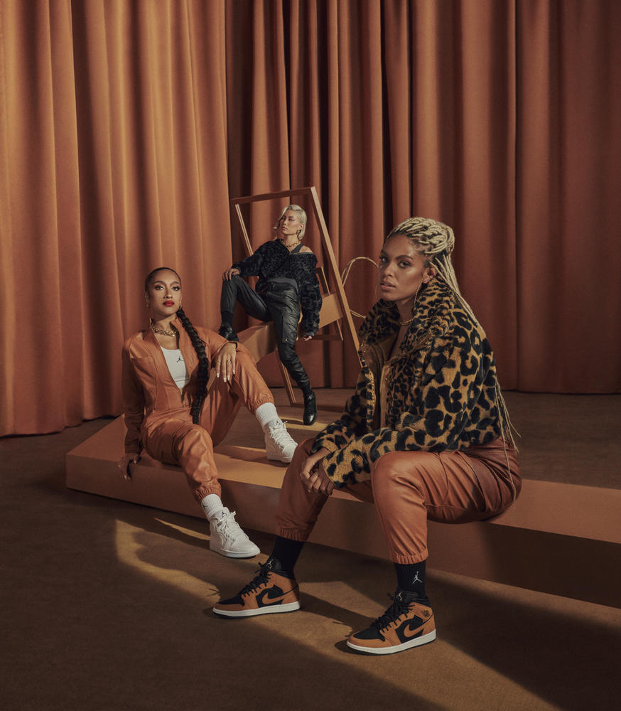 Jordan Brand’s New Women's Collection Offers Bold Prints and Sumptuous Fabrics